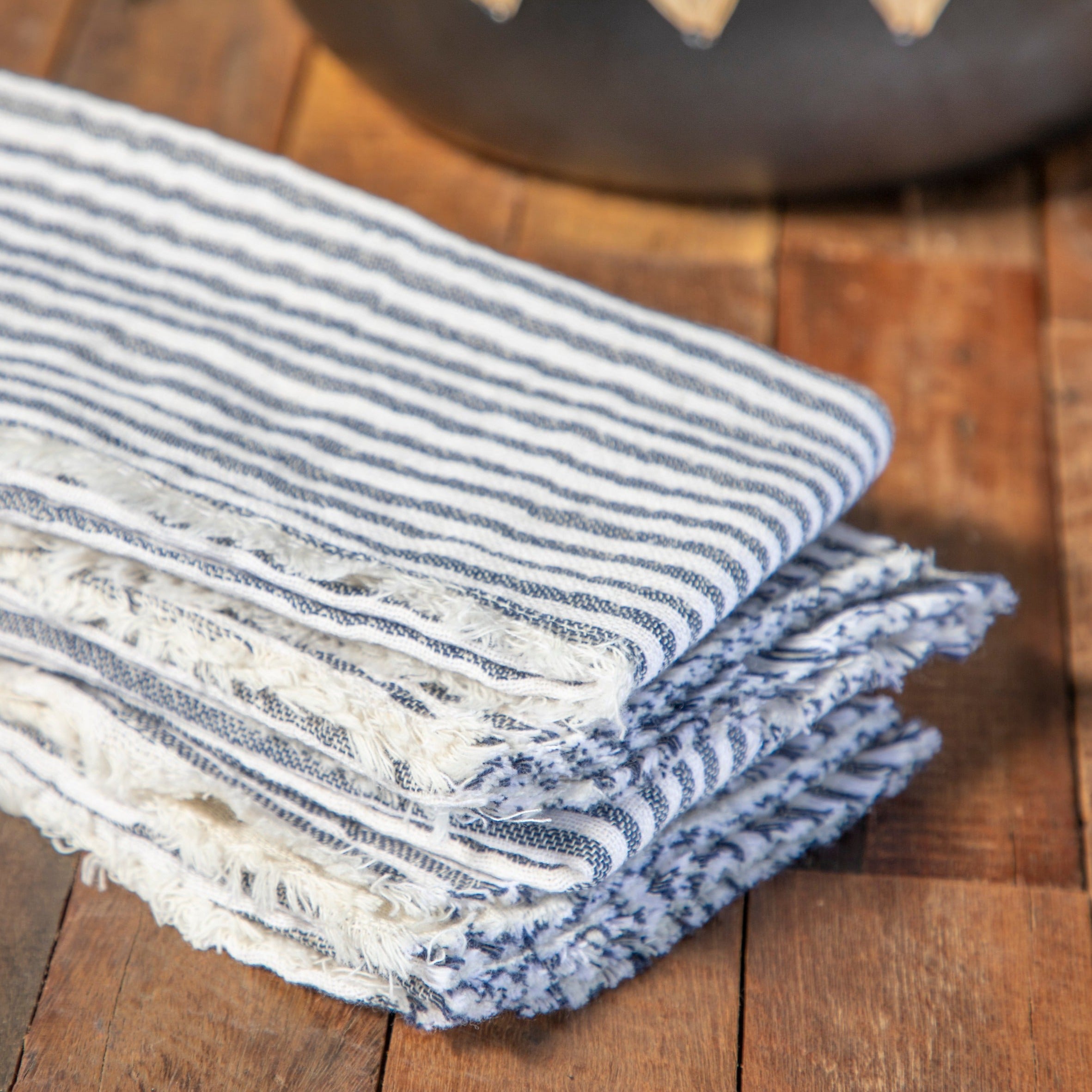 Healdsburg Napkins, Set of 4, Navy