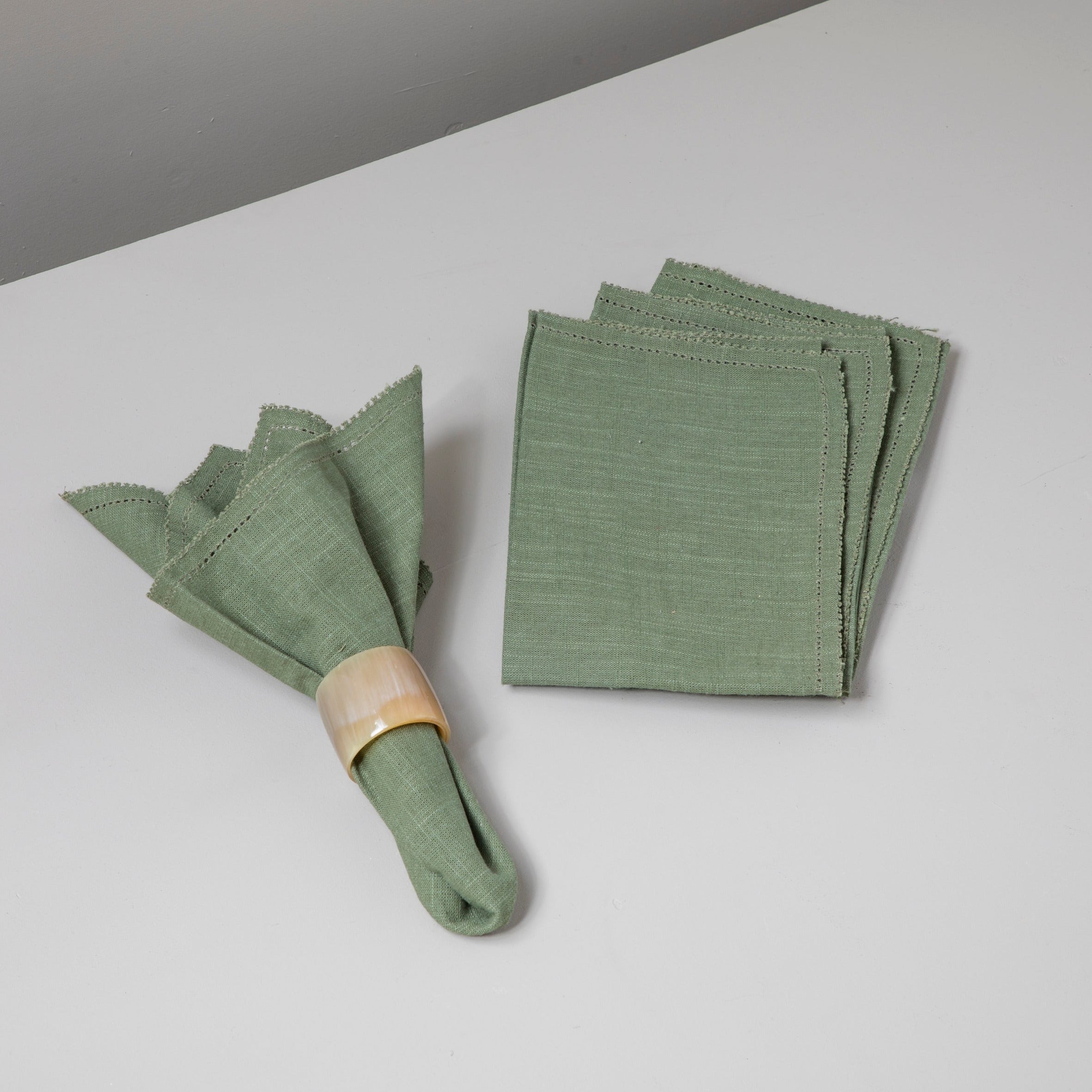 Hudson Napkins, Set of 4, Olive