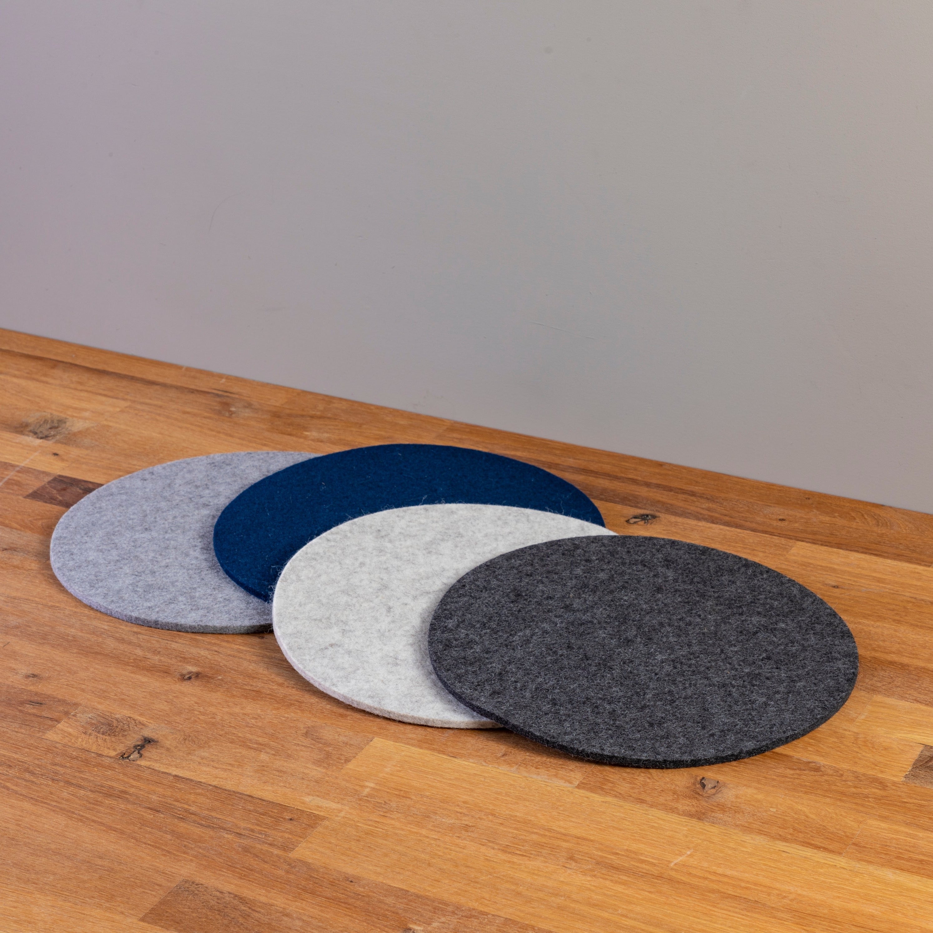 Round Felt Trivet, Marine