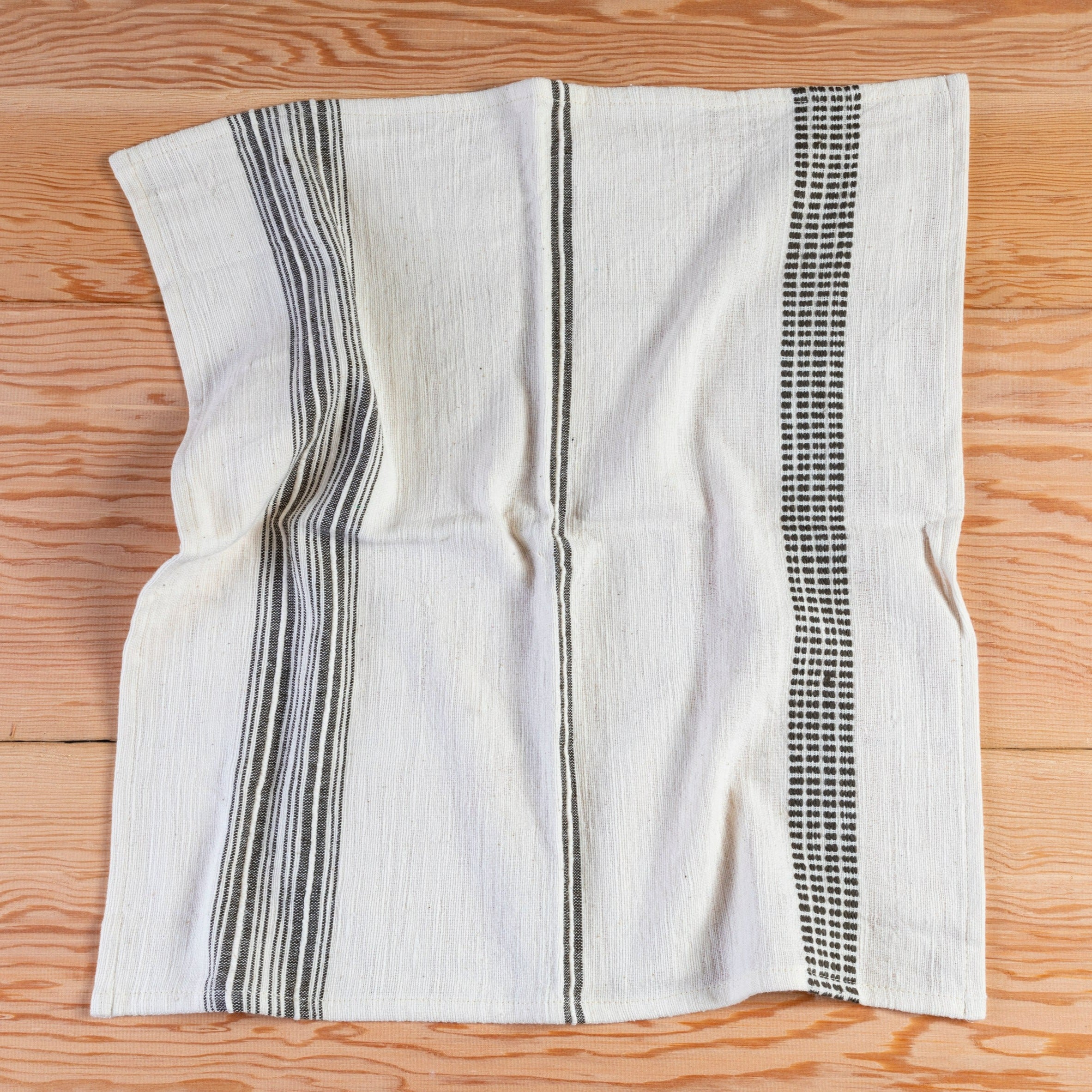 Aden Napkins, Natural with Grey, Set of 4