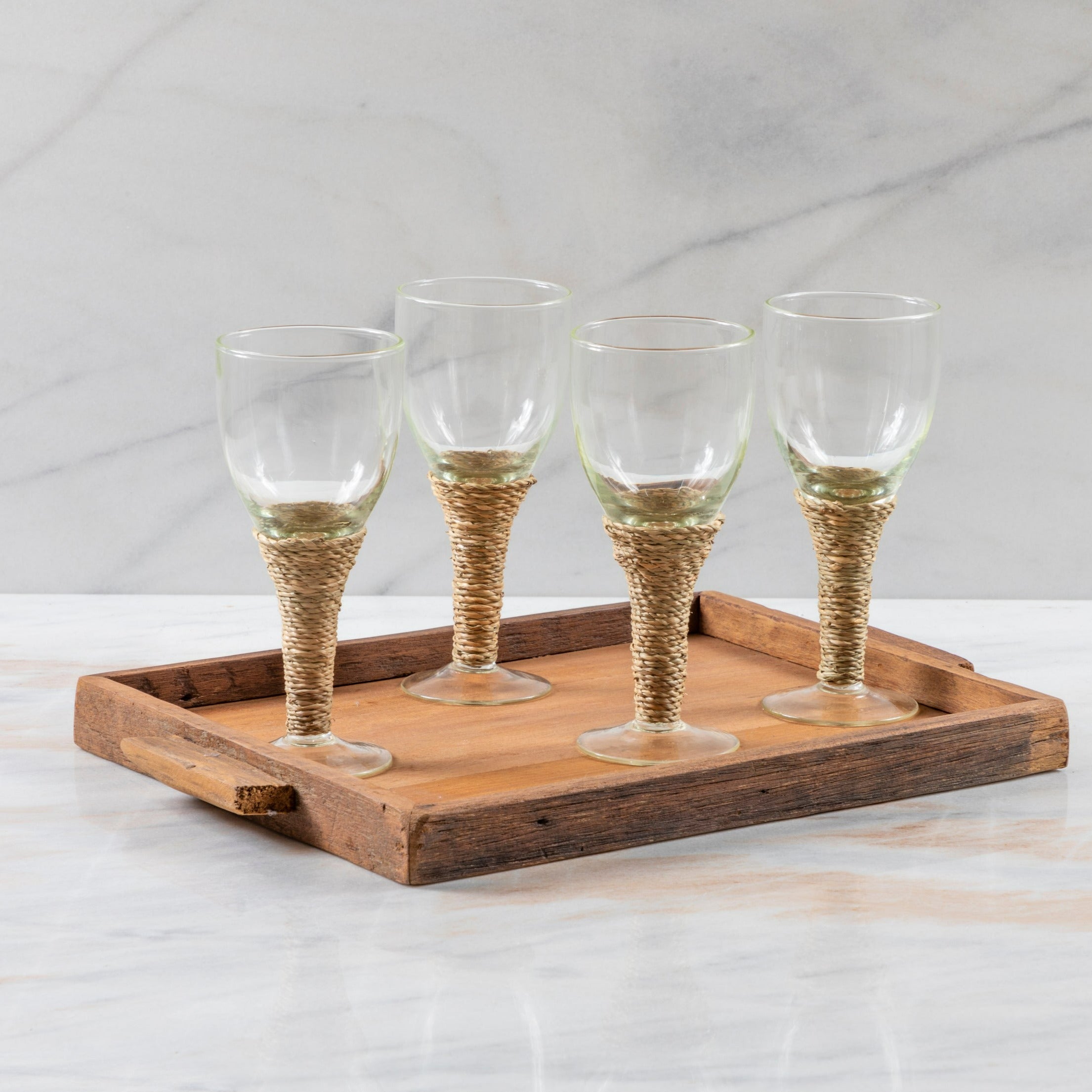 Seagrass Wine Glass, Set of 4