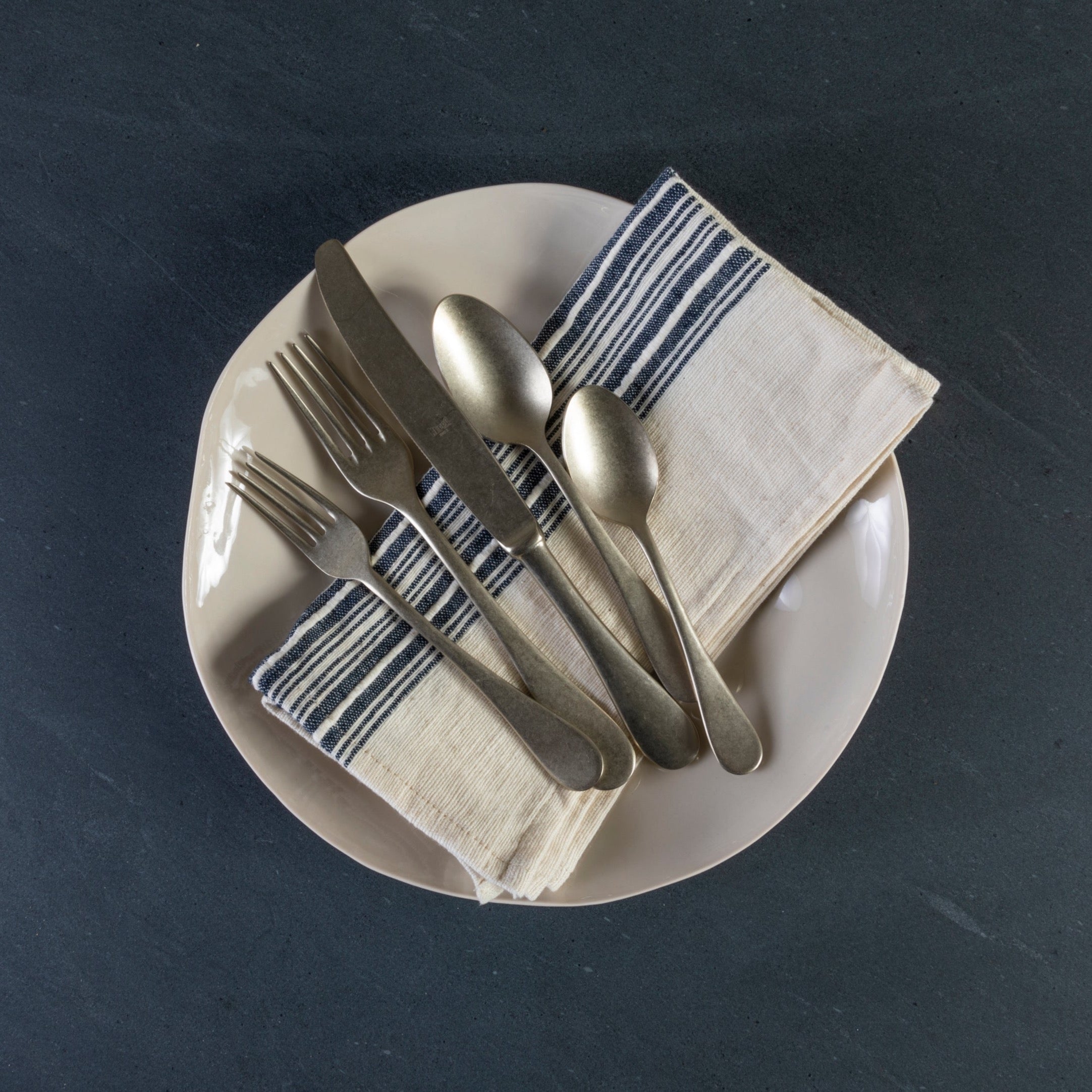 Vintage Champagne Flatware Set