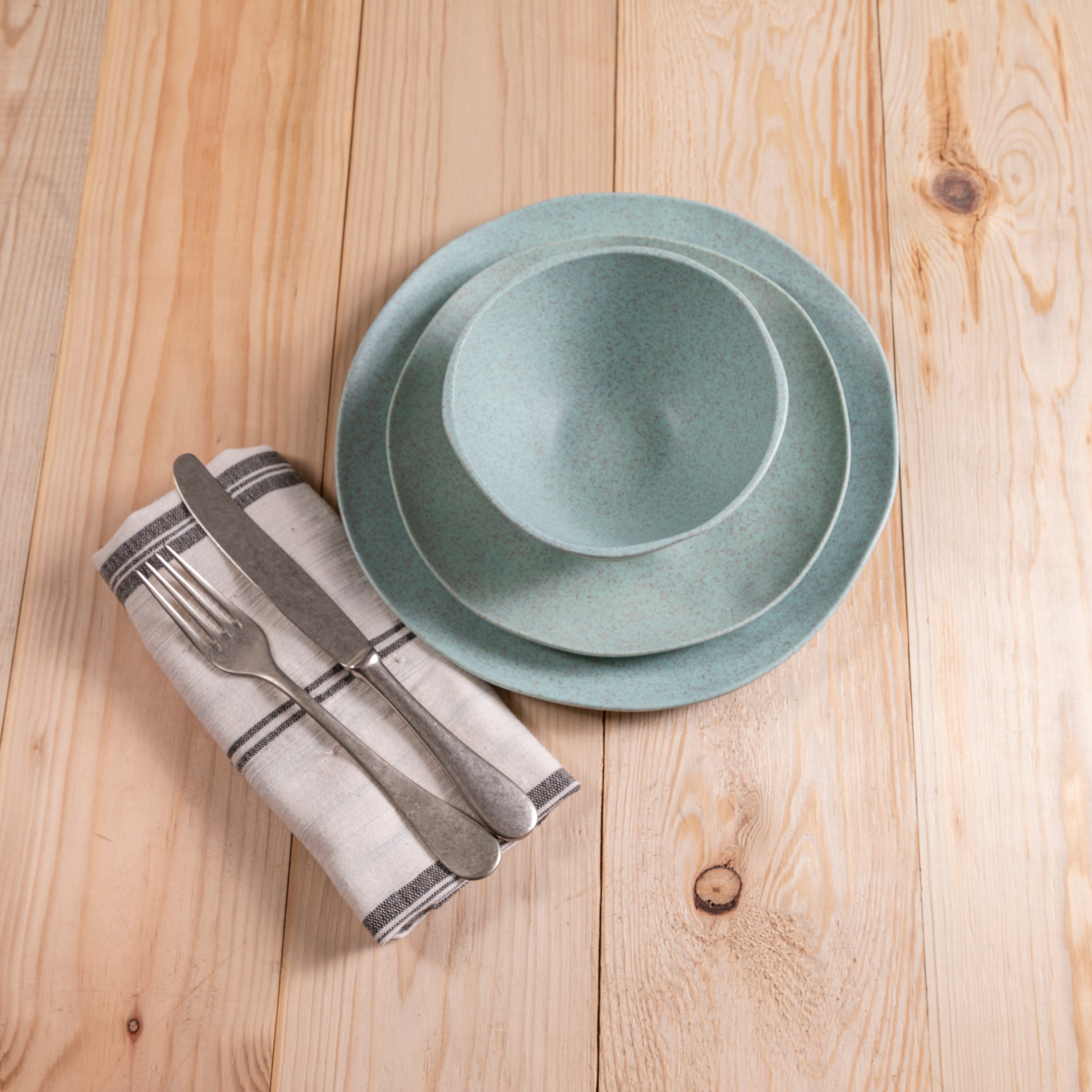 Al Fresco Organic Soup/Cereal Bowl, Sage Green, Set of 4