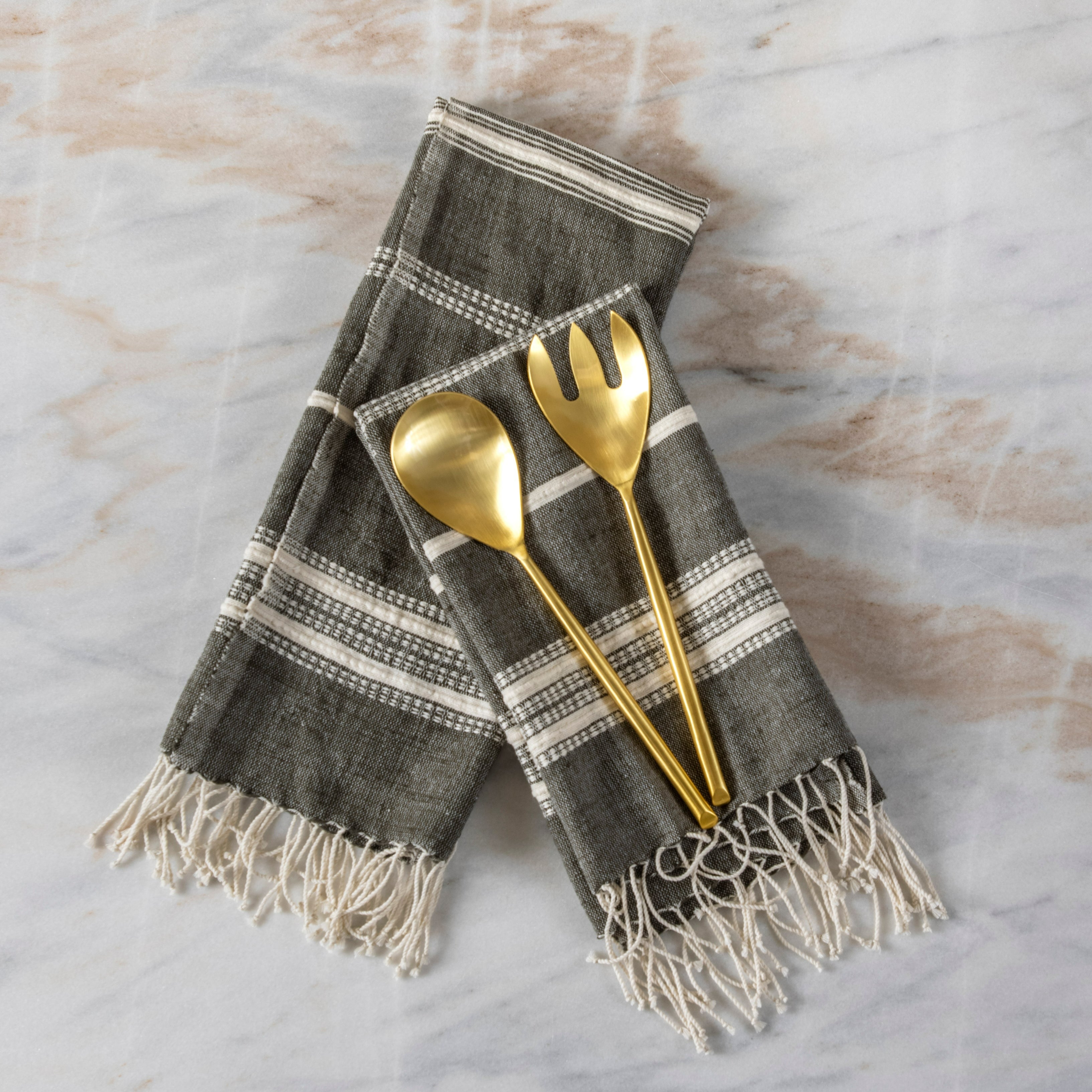 The Matte Gold Serving Bundle