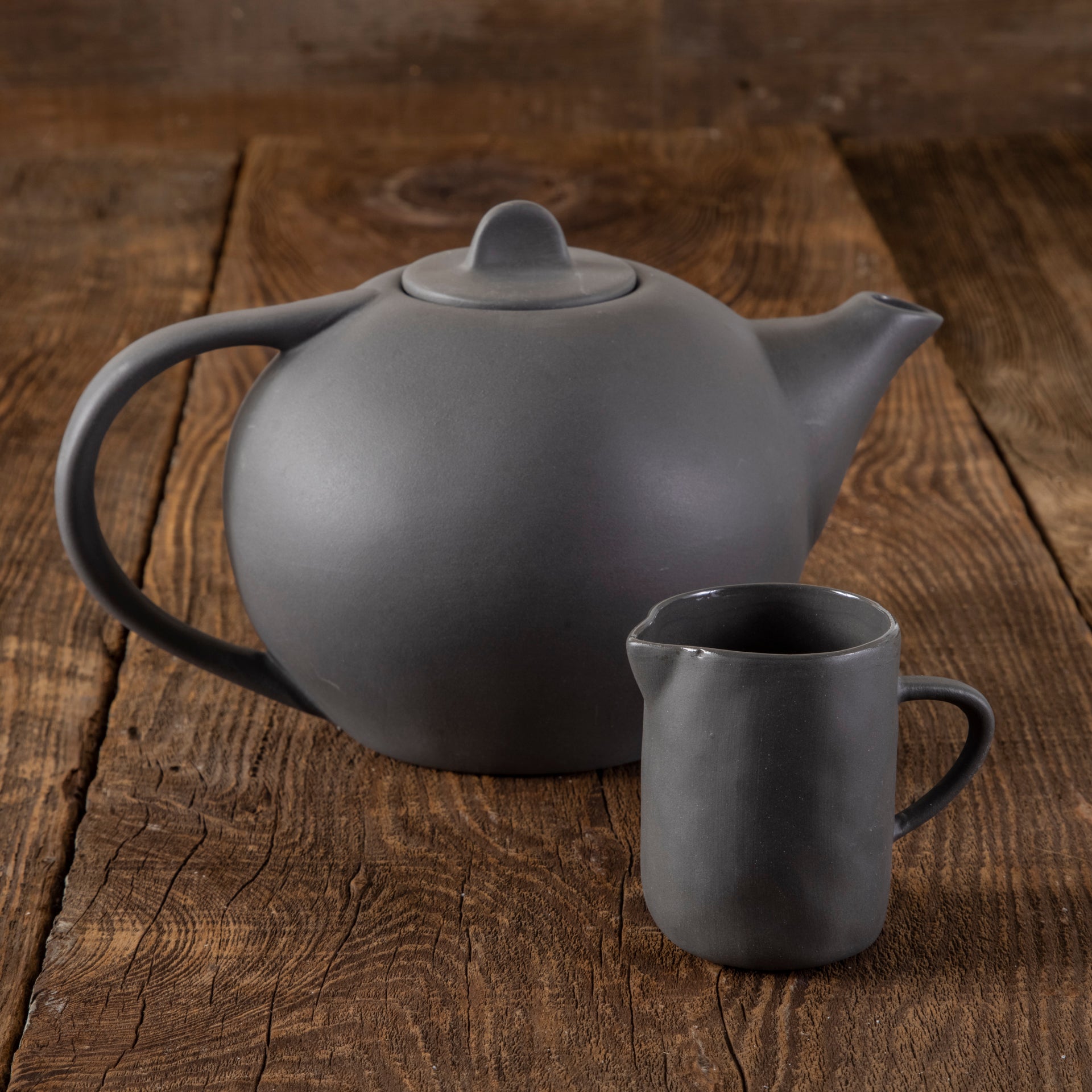 Tam Stoneware Teapot, Slate