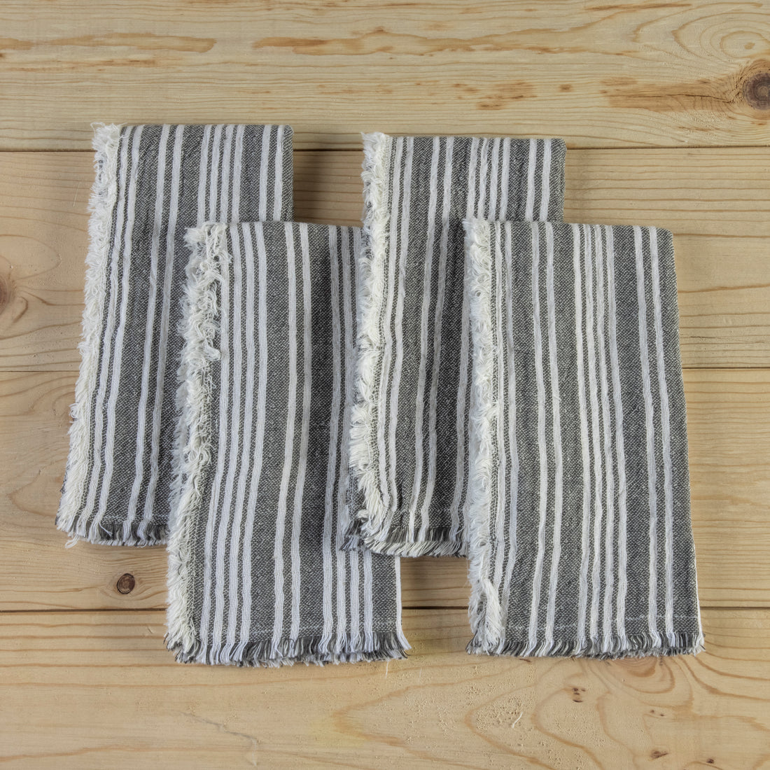 Yountville Napkins, Charcoal, Set of 4