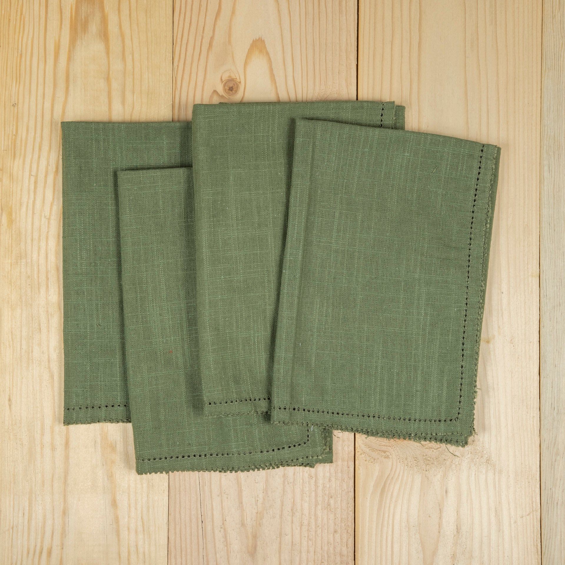 Hudson Napkins, Set of 4, Olive