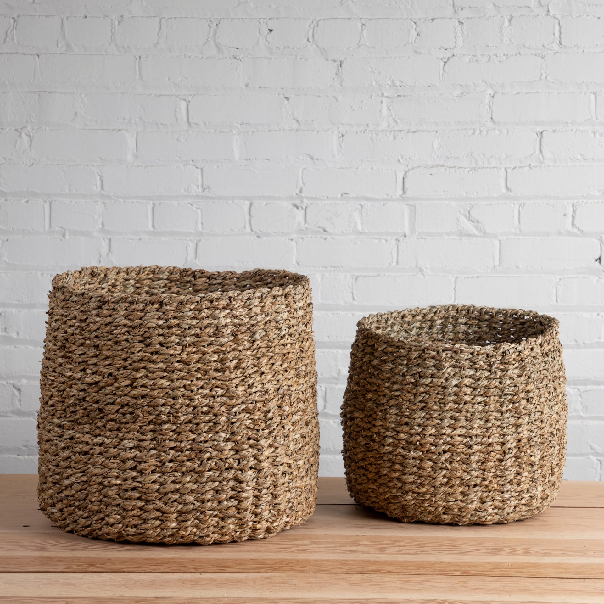 Natural Montauk Woven Rectangular Storage Bins