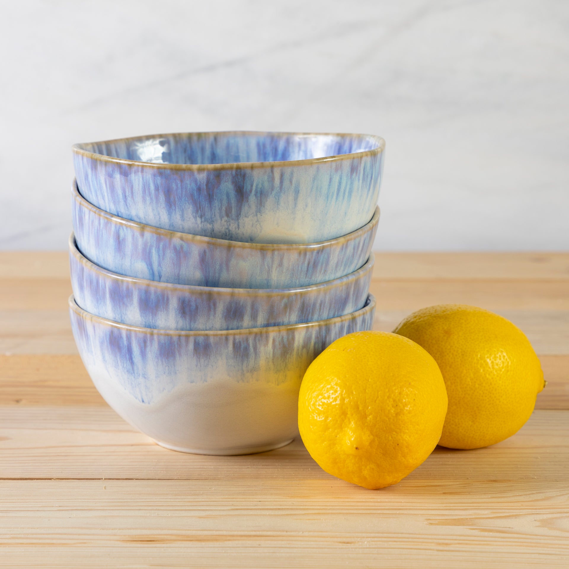 Brisa Soup/Cereal Bowl, Ria Blue, Set of 6