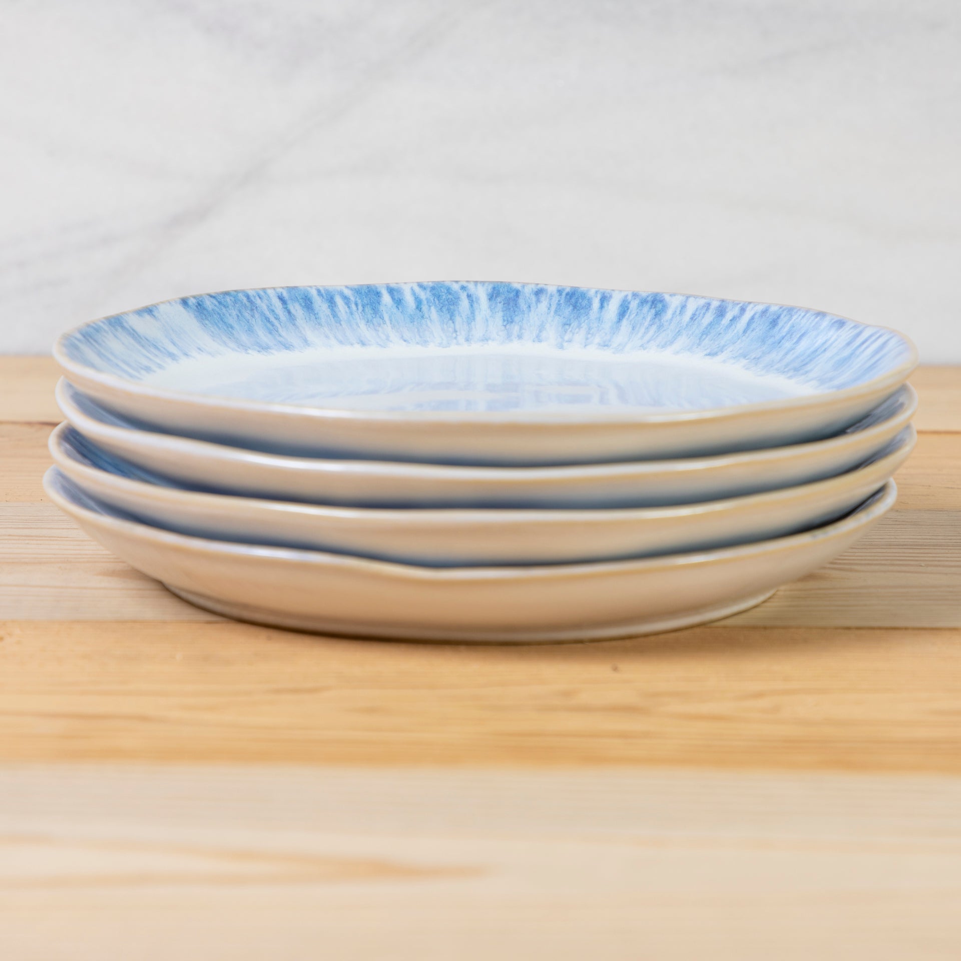 Brisa Side Plate, Ria Blue, Set of 6