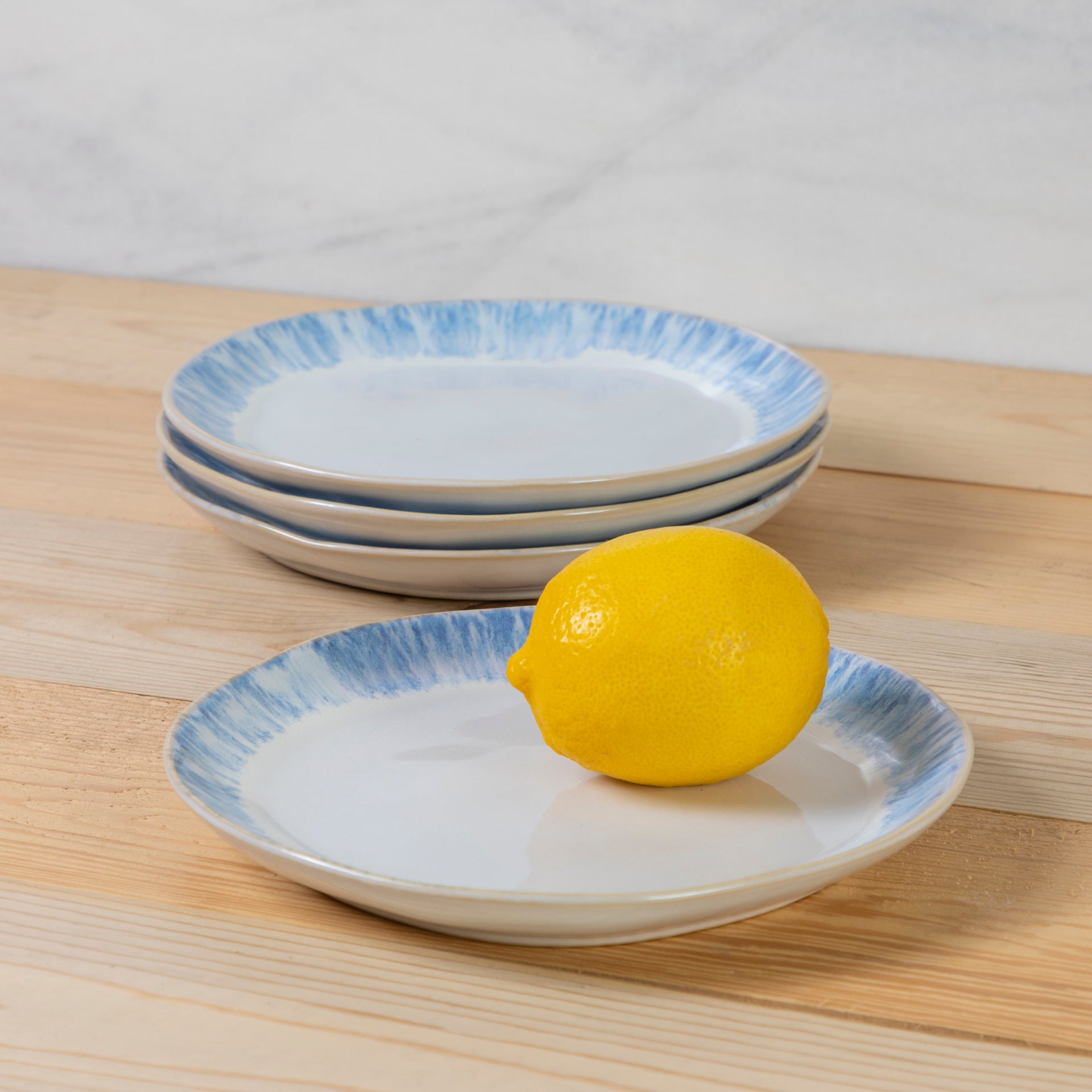 Brisa Side Plate, Ria Blue, Set of 6