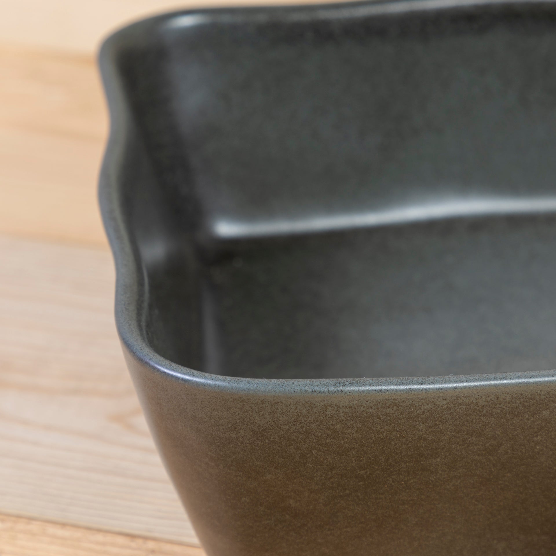 Livia Rectangular Baker, Black