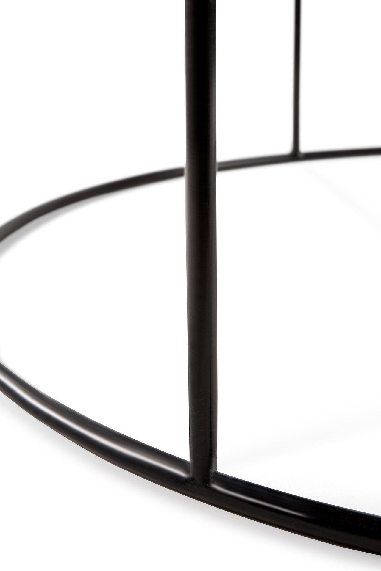 Round Tray Coffee Table (Tray Not Included)