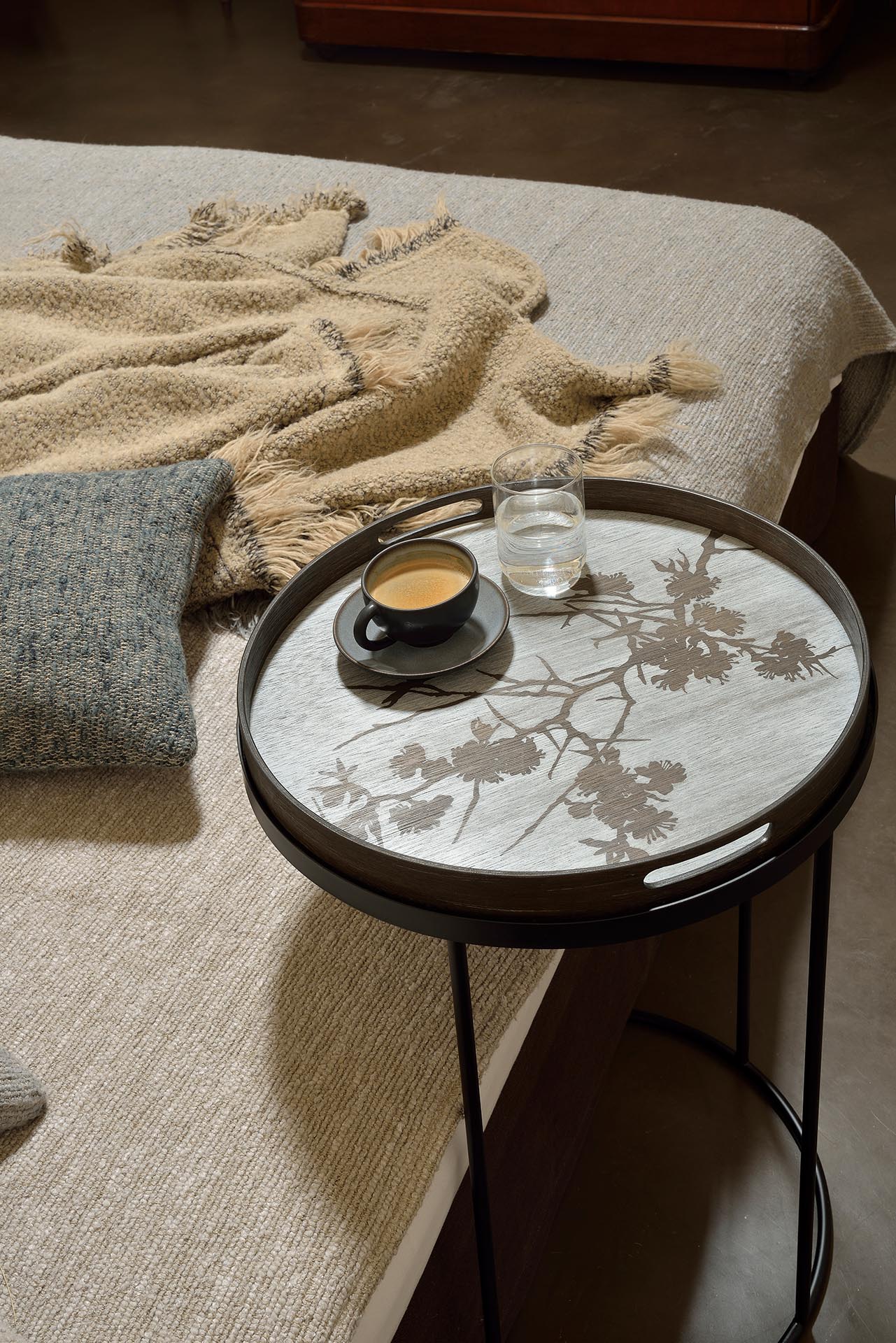 Round Tray Side Table, Small (Tray Not Included)