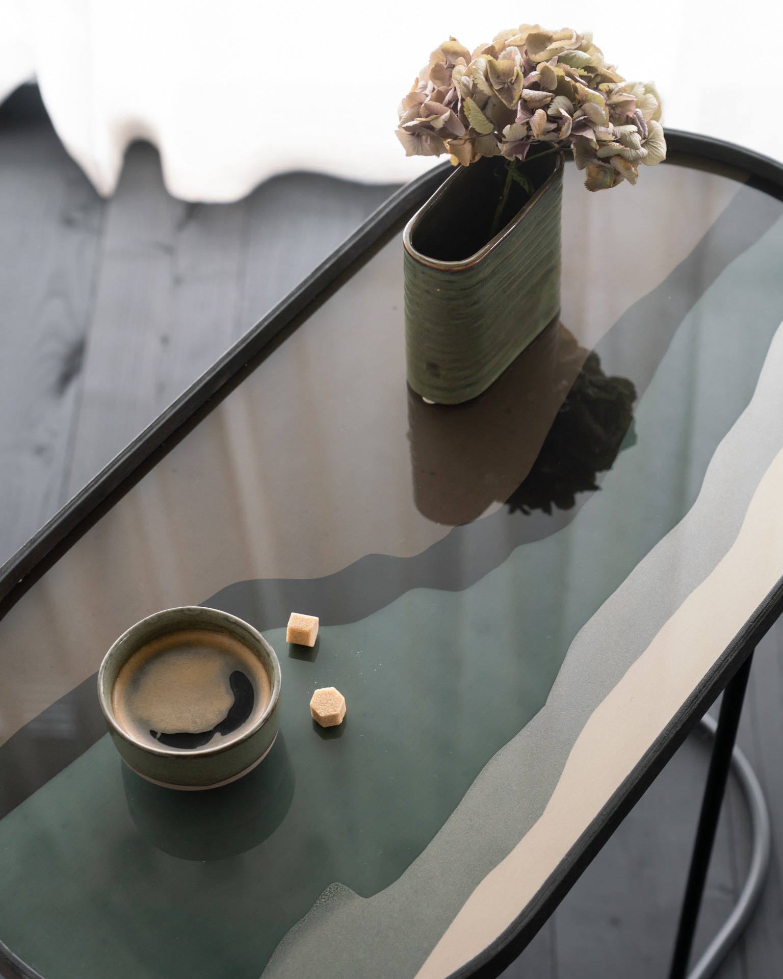 Oblong Tray Side Table (Tray Not Included)