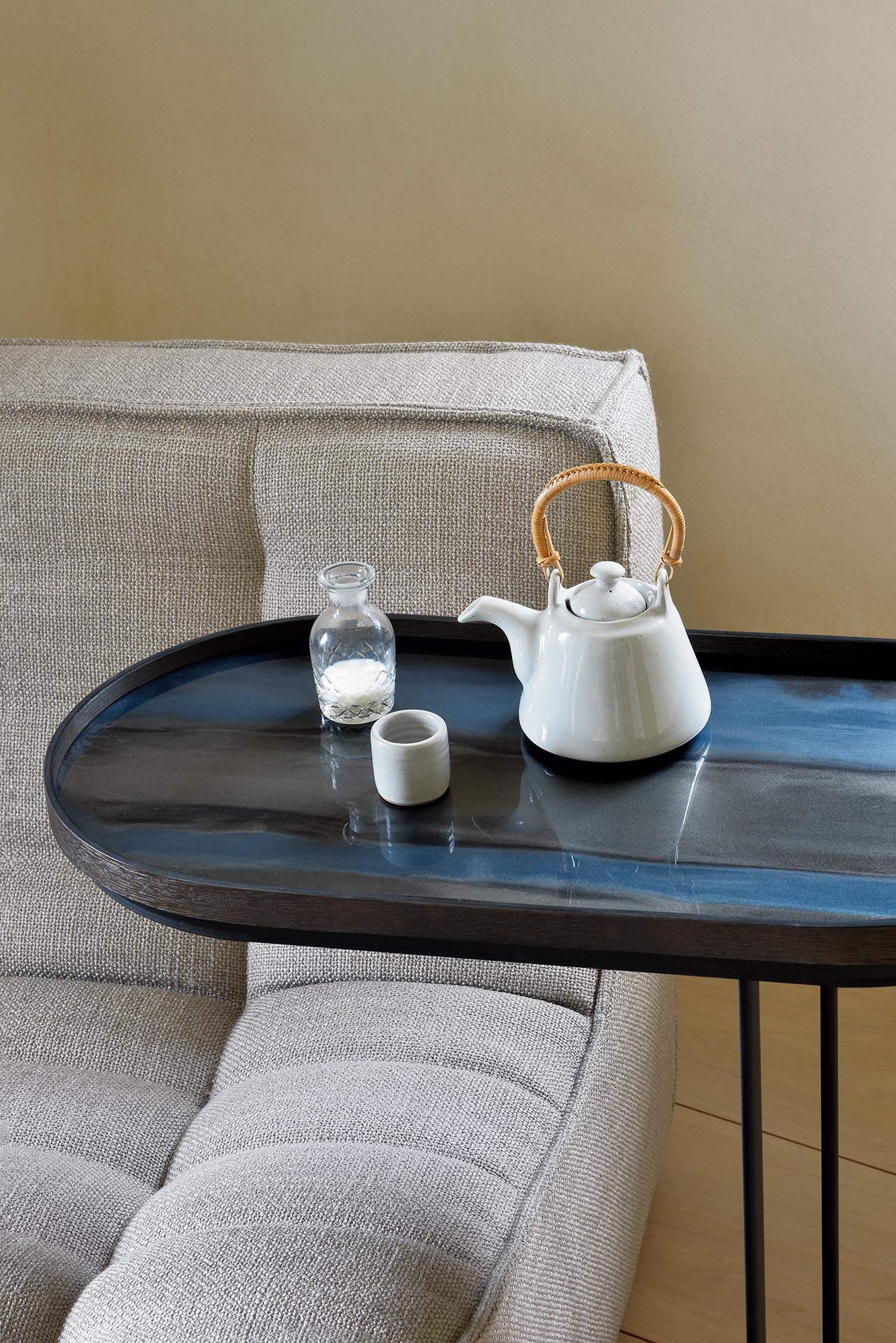 Oblong Tray Side Table (Tray Not Included)
