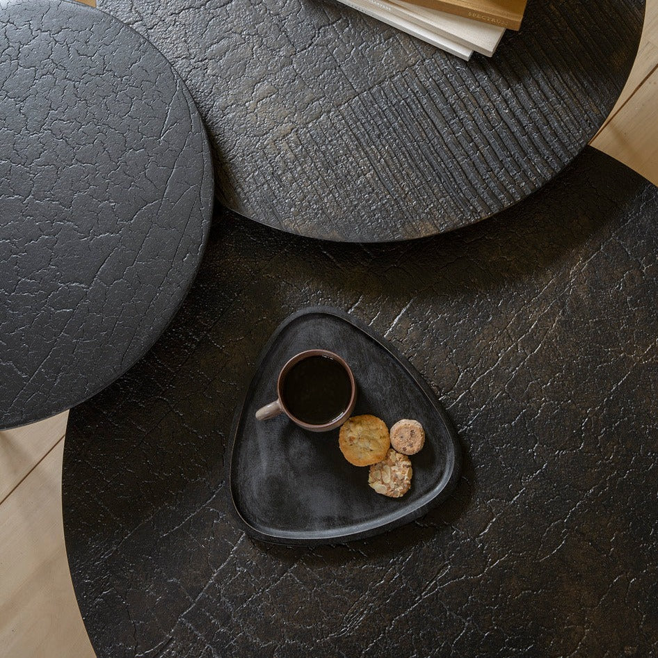 Luna Coffee Table, Whisky Lava, 31.5"