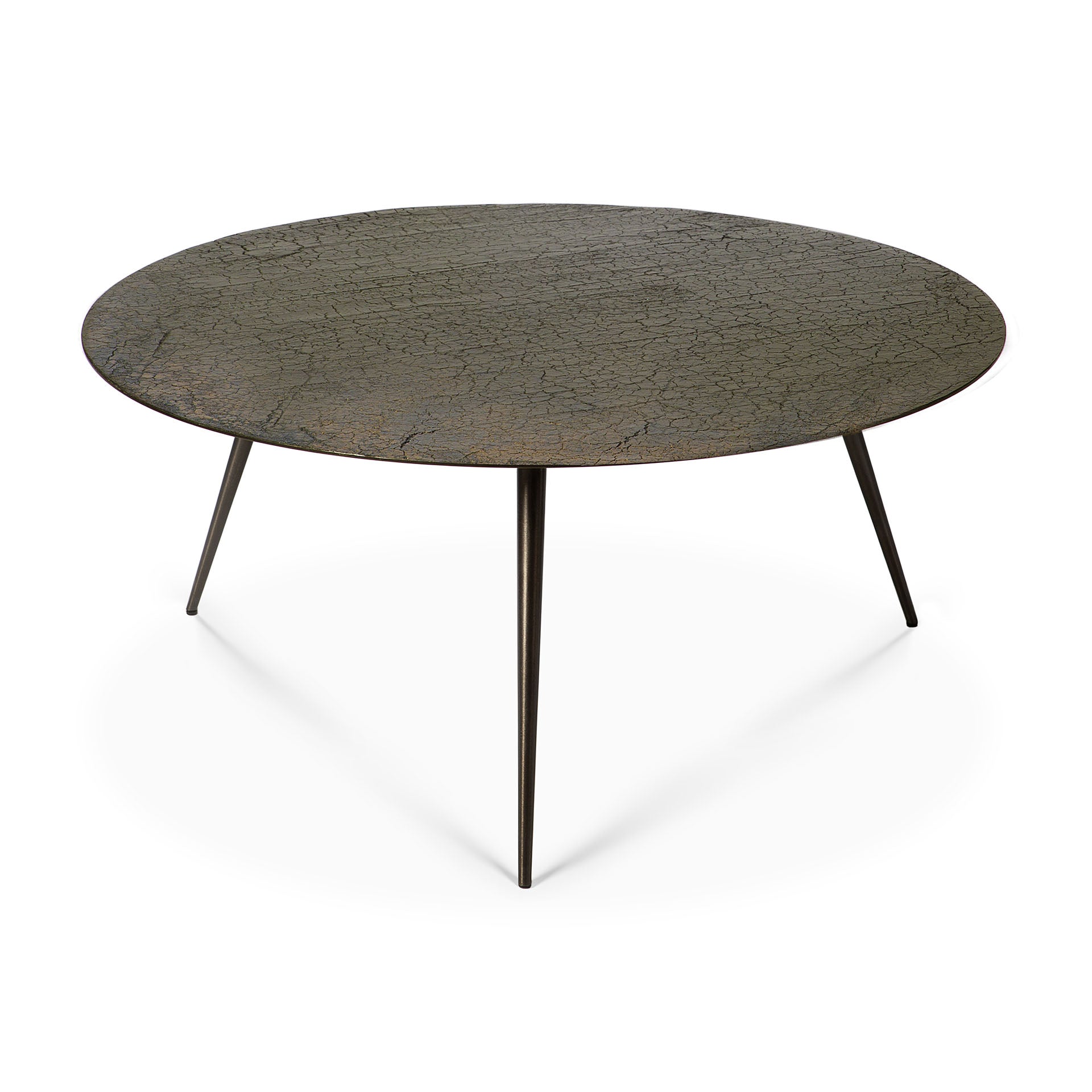 Luna Coffee Table, Whisky Lava, 31.5"