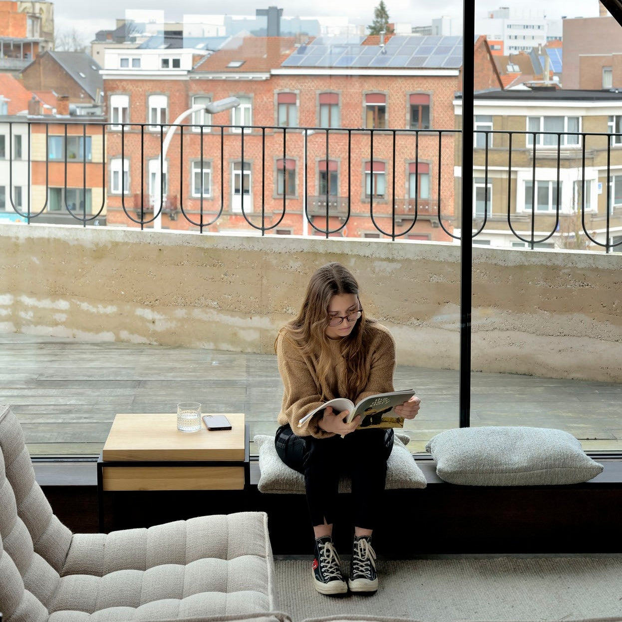 Monolit Side Table with Removable Cover