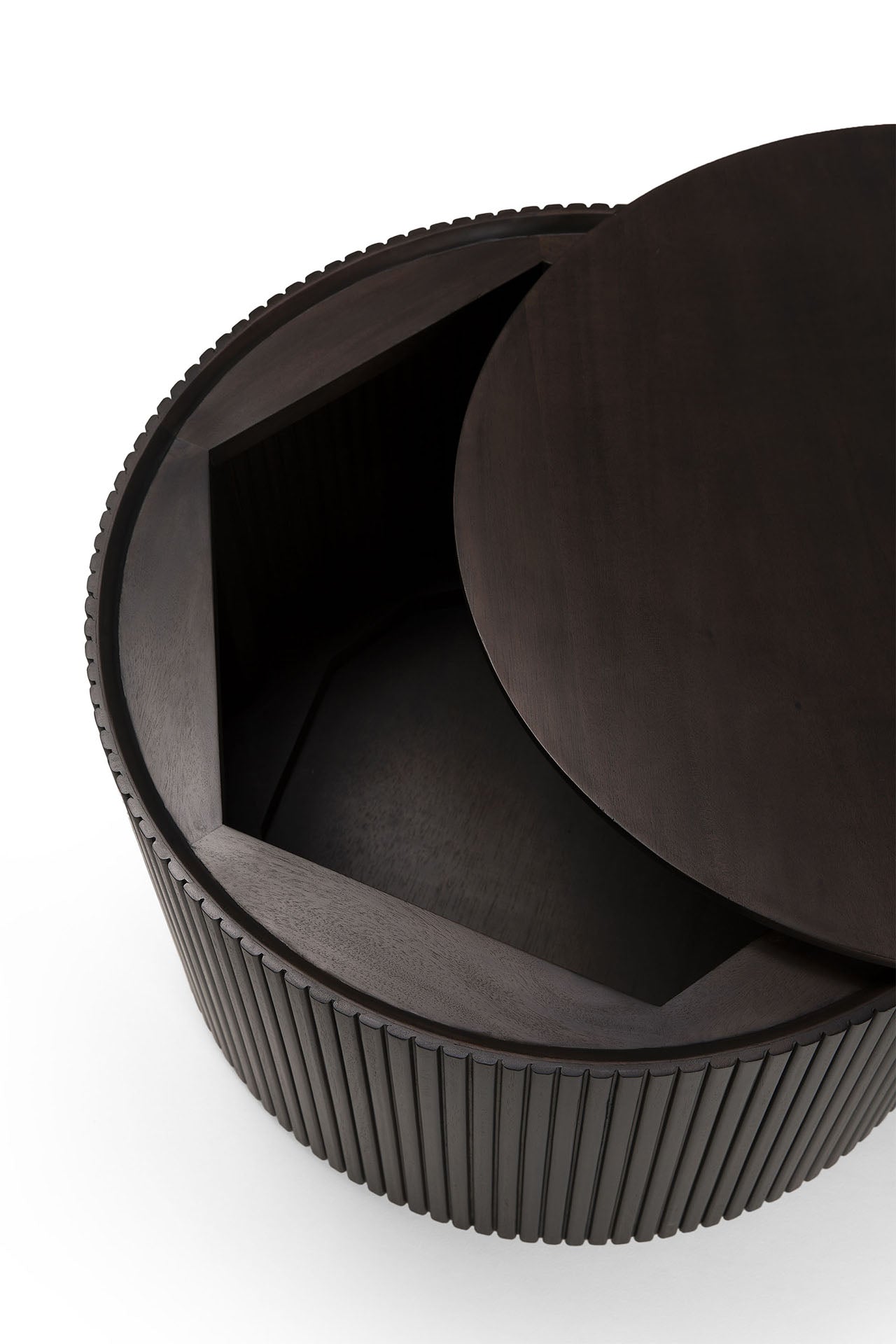 Roller Max Side Table with Removable Cover, Round