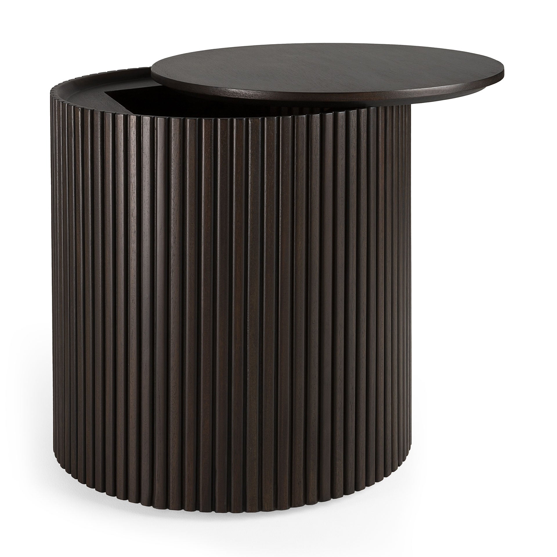 Roller Max Side Table with Removable Cover, Round