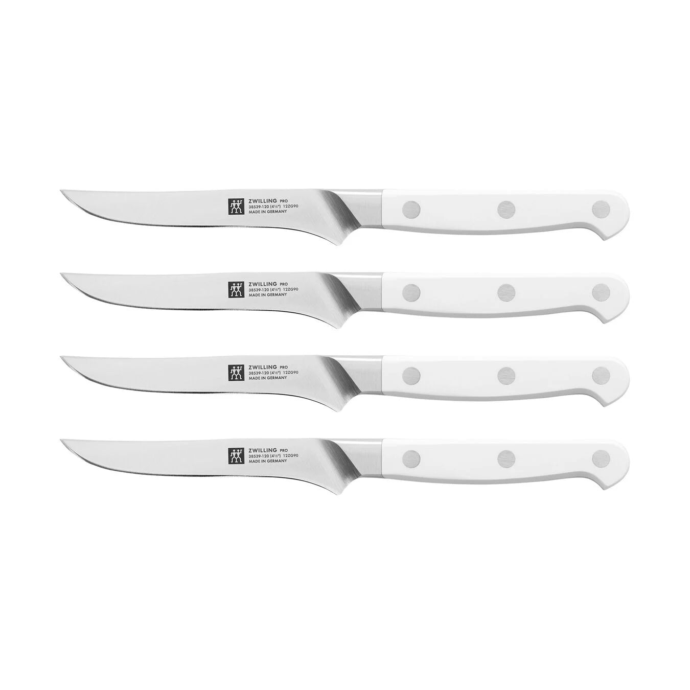 3 sets of 4 LAGUIOLE Steak Knives in White Marble, New -12 Count - FREE  SHIPPING