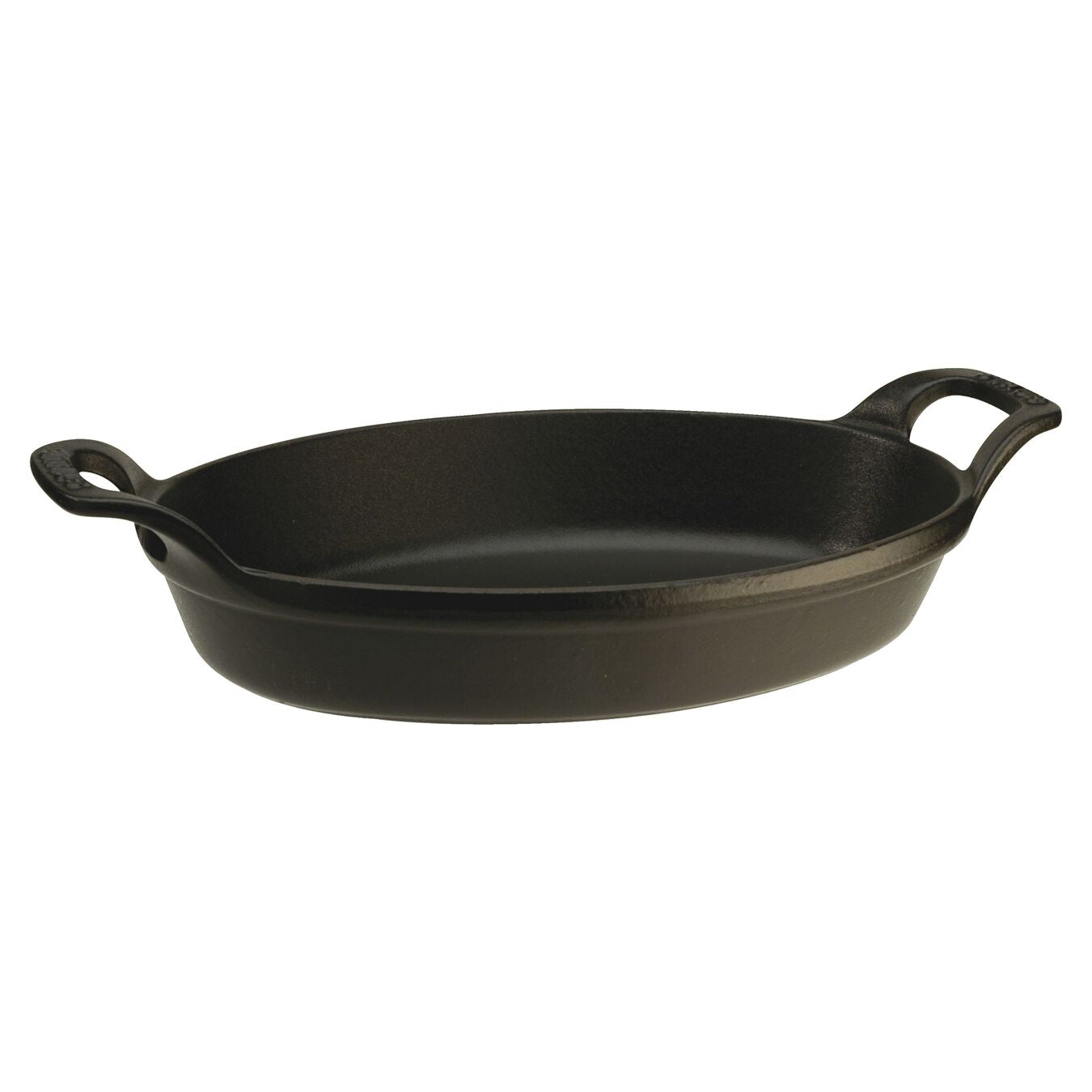 Staub Oval Baking Dish, 12.5&quot;, Black