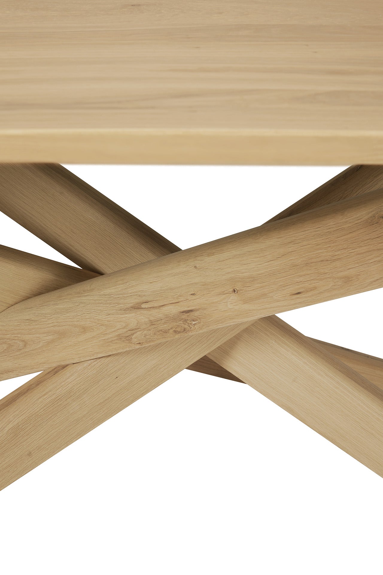 Mikado Solid Oak Rectangular Dining Table, 94.5"