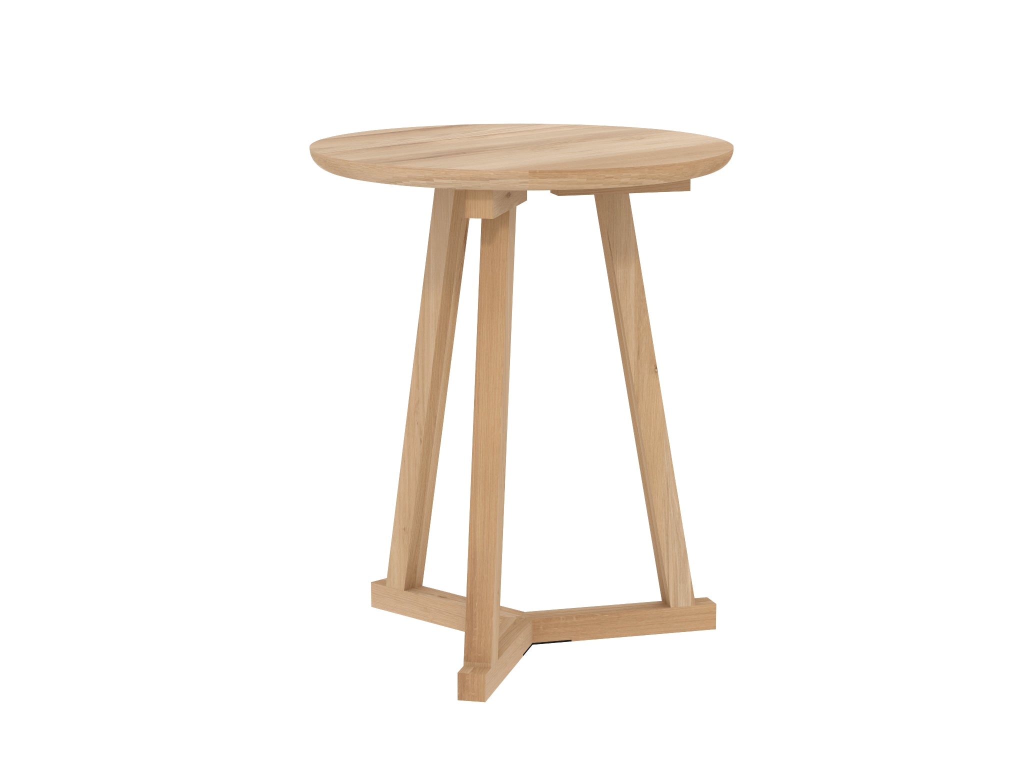 Tripod Side Table, Oak