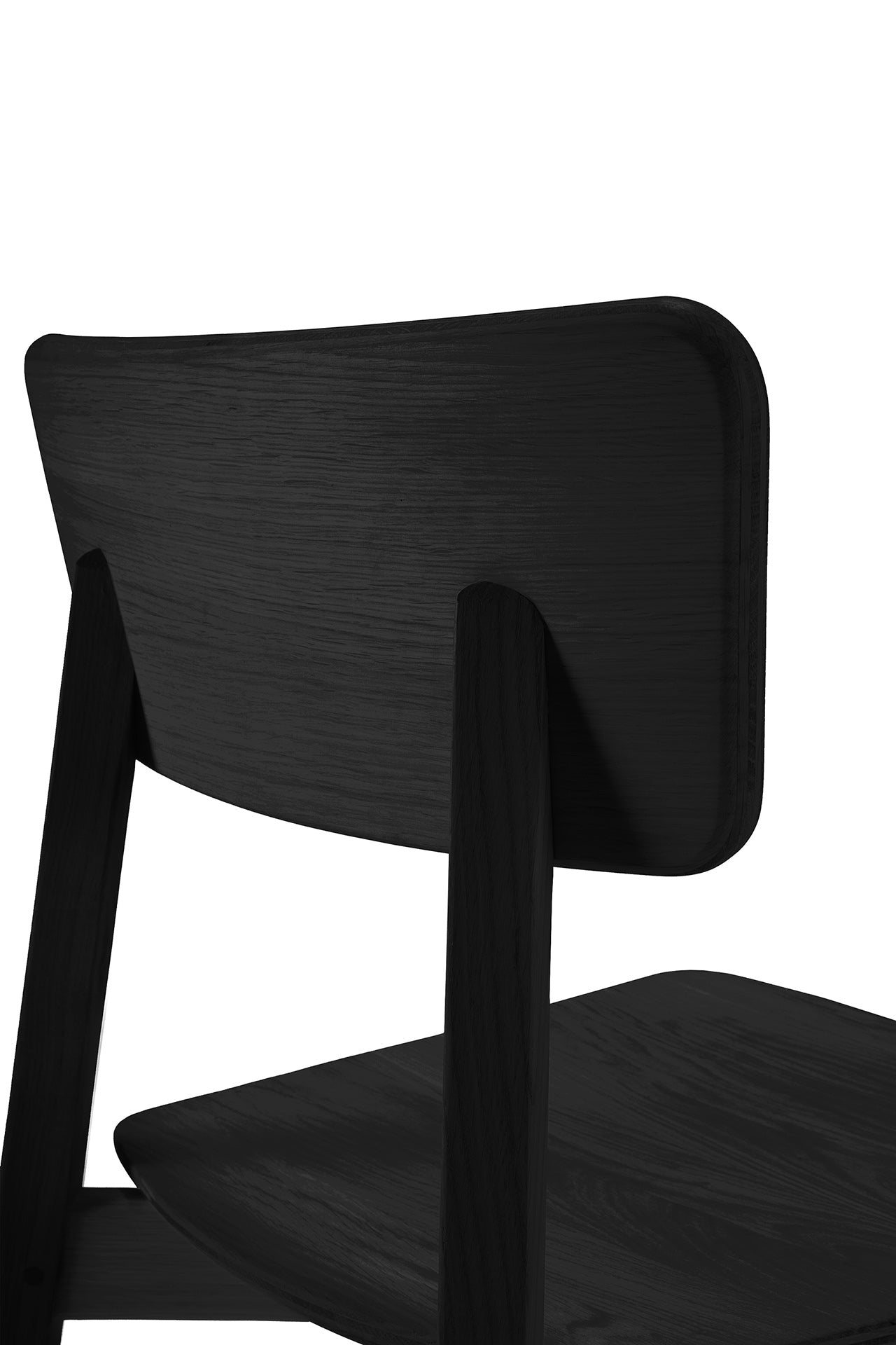 Casale Dining Chair, Black Oak
