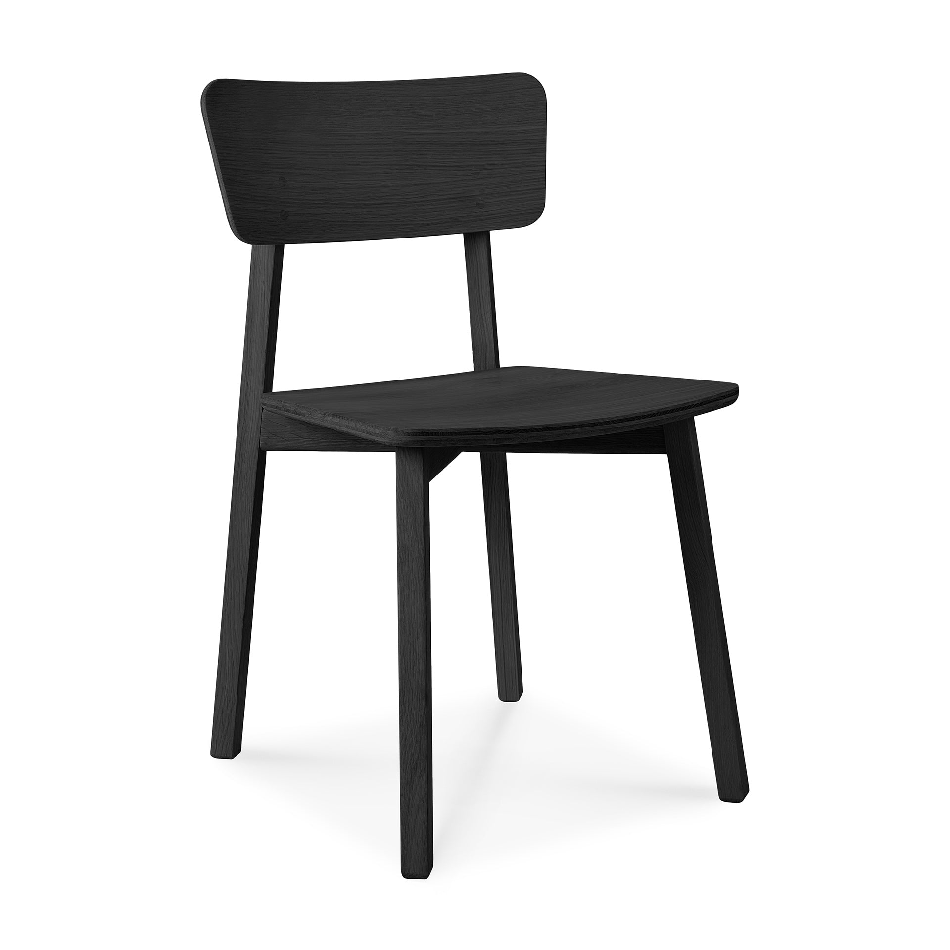 Casale Dining Chair, Black Oak