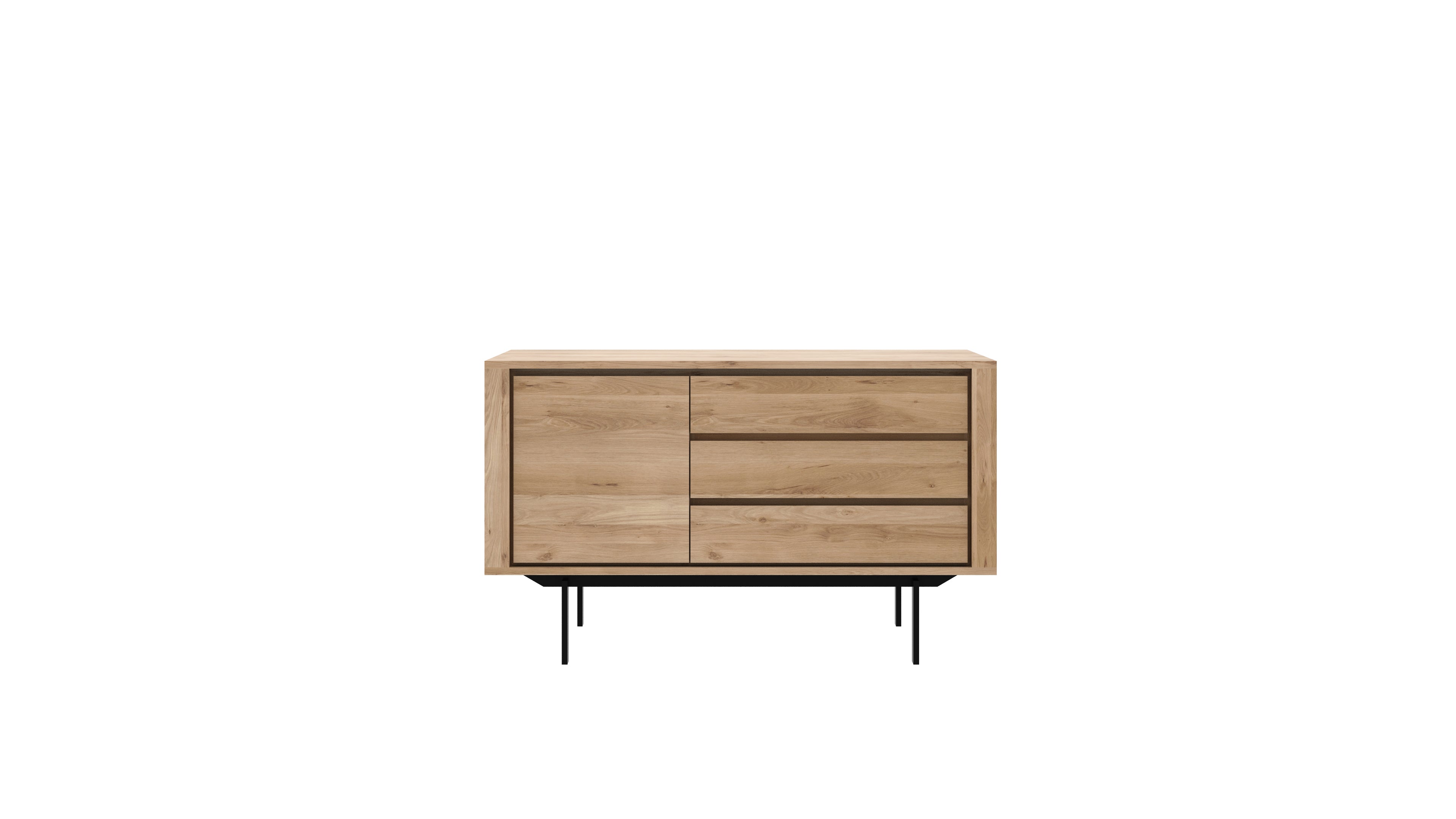 Shadow Sideboard, 1 Door, 3 Drawers