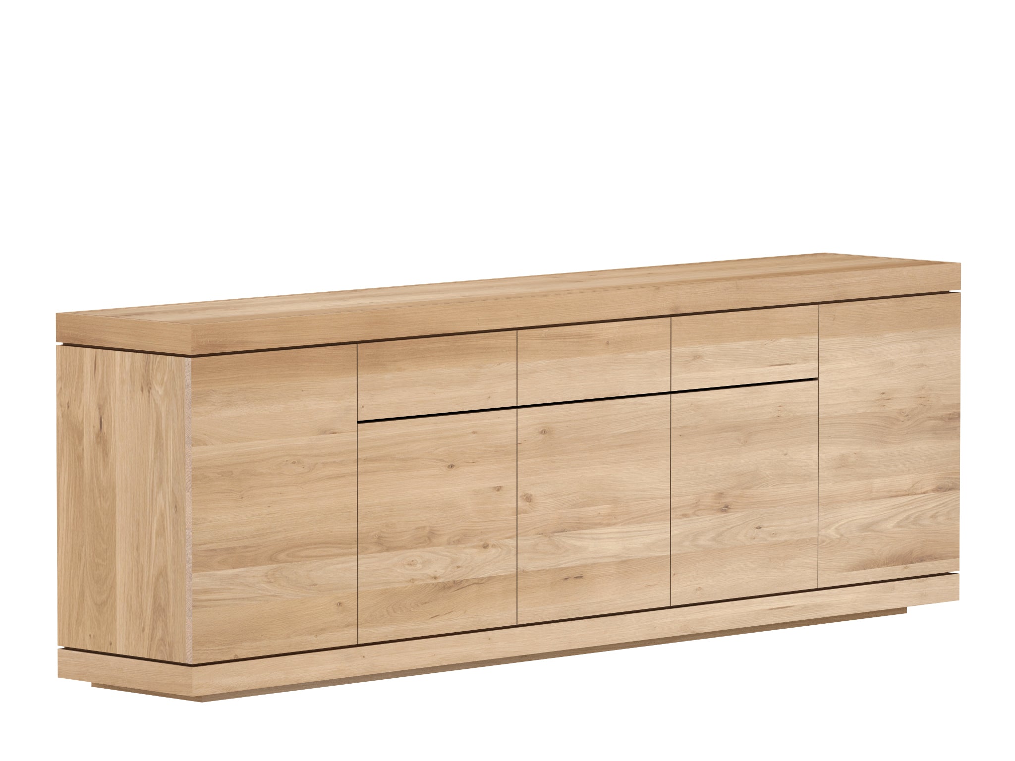 Burger Oak Sideboard, 5 Doors, 3 Drawers