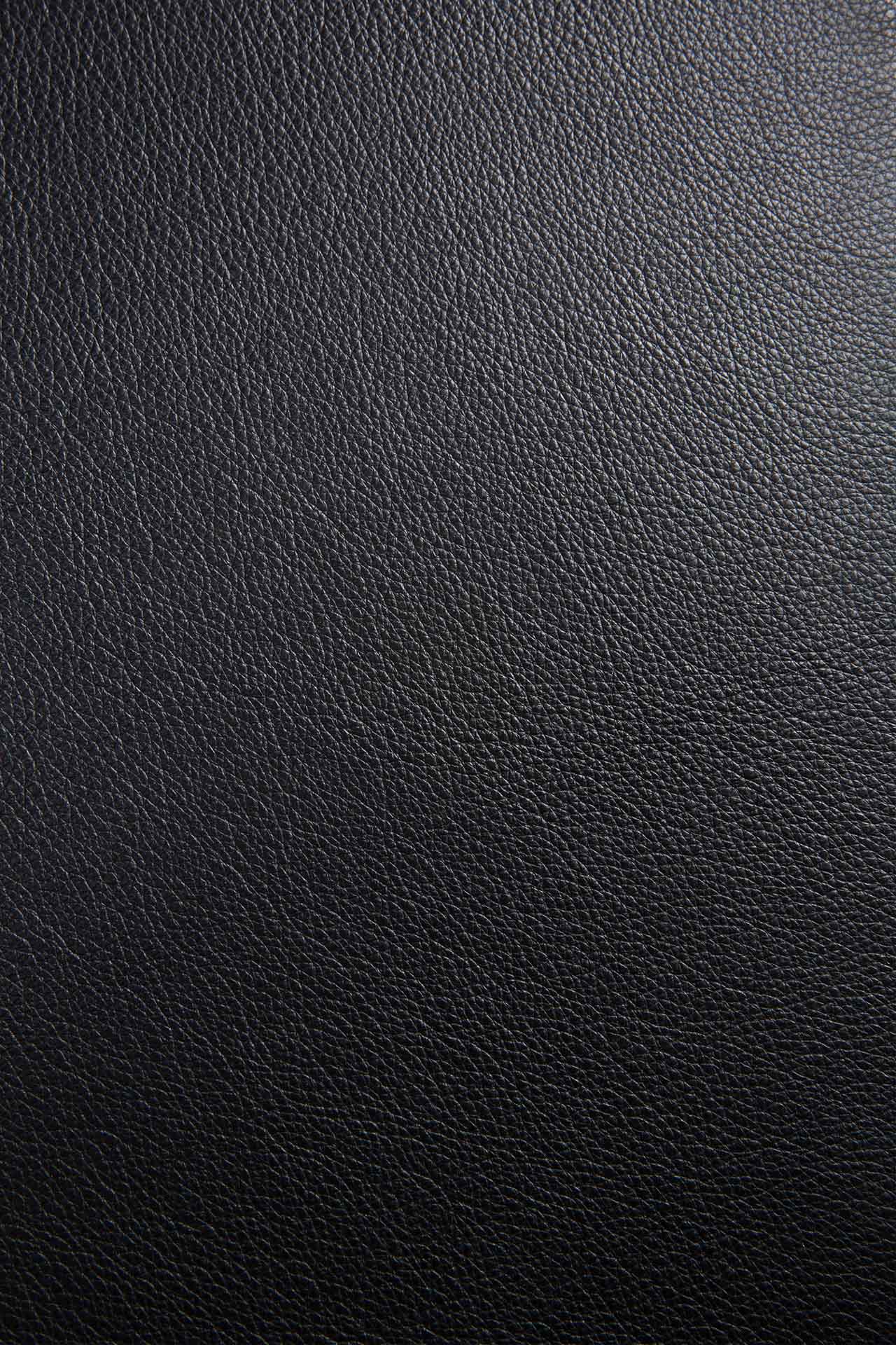 Bok Solid Black Oak Dining Chair with Black Leather Cushion