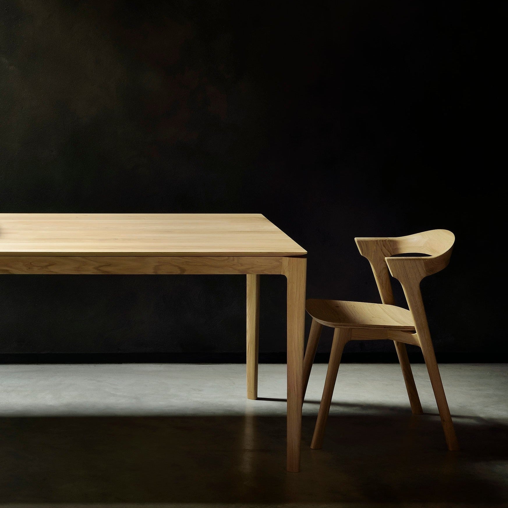 Bok Solid Oak Dining Table, 63"