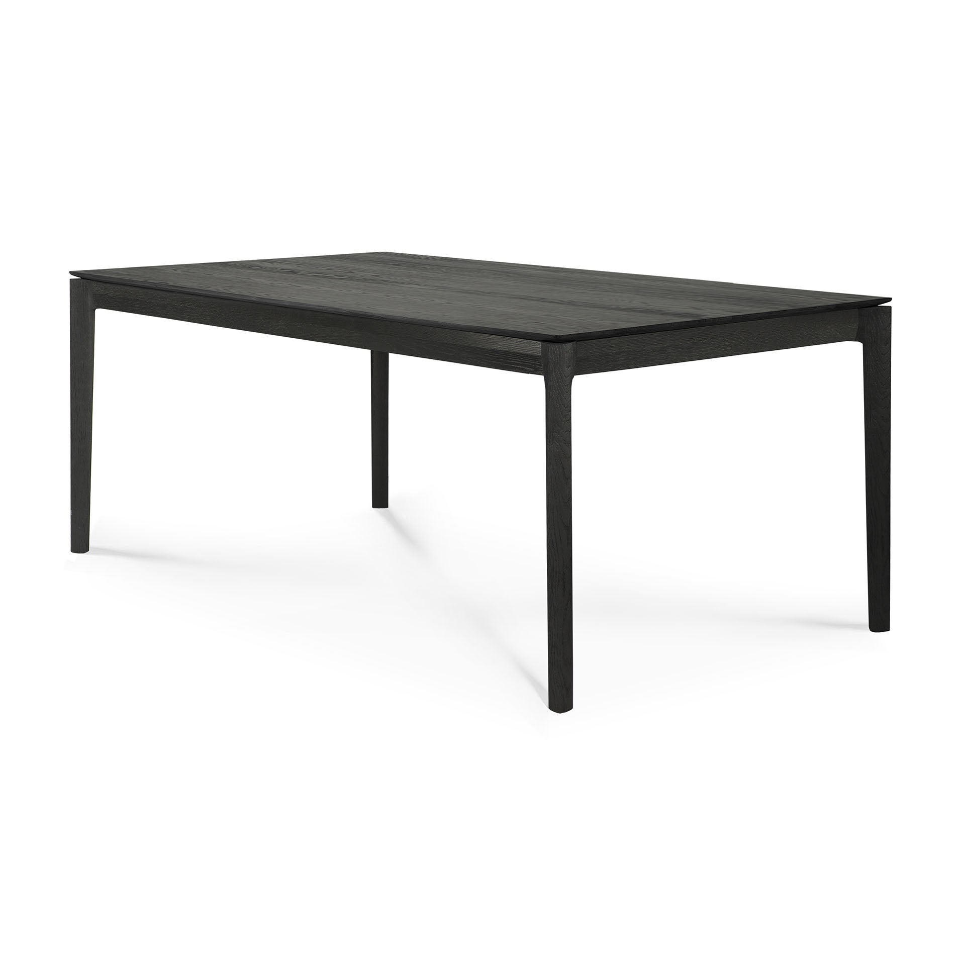 Bok Solid Black Oak Dining Table, 71"