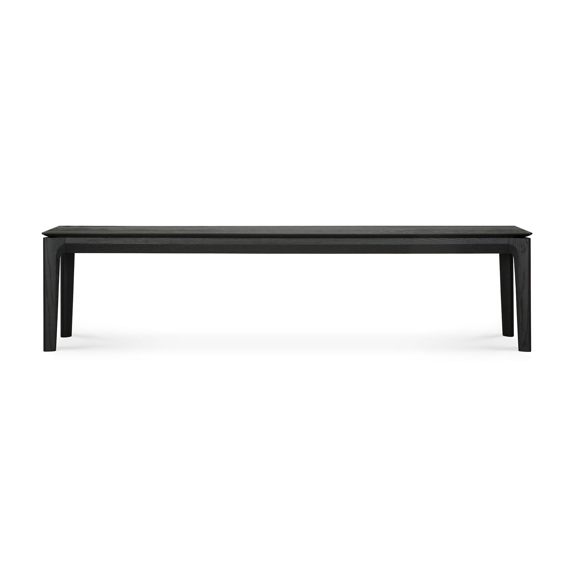Bok Solid Black Oak Bench, 73"