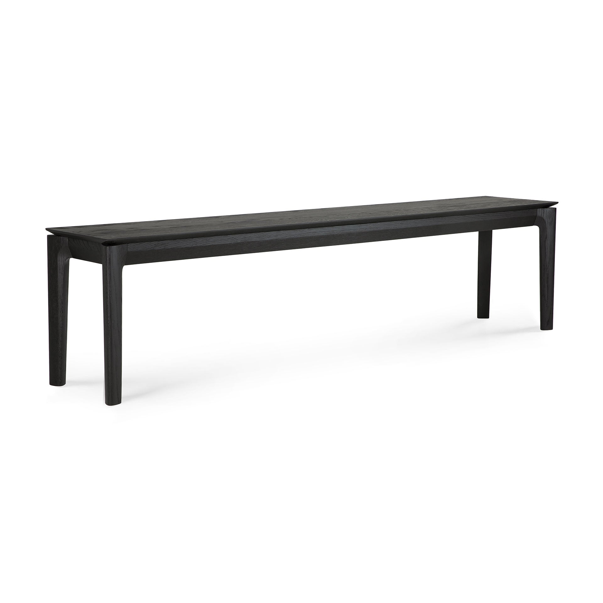 Bok Solid Black Oak Bench, 73"