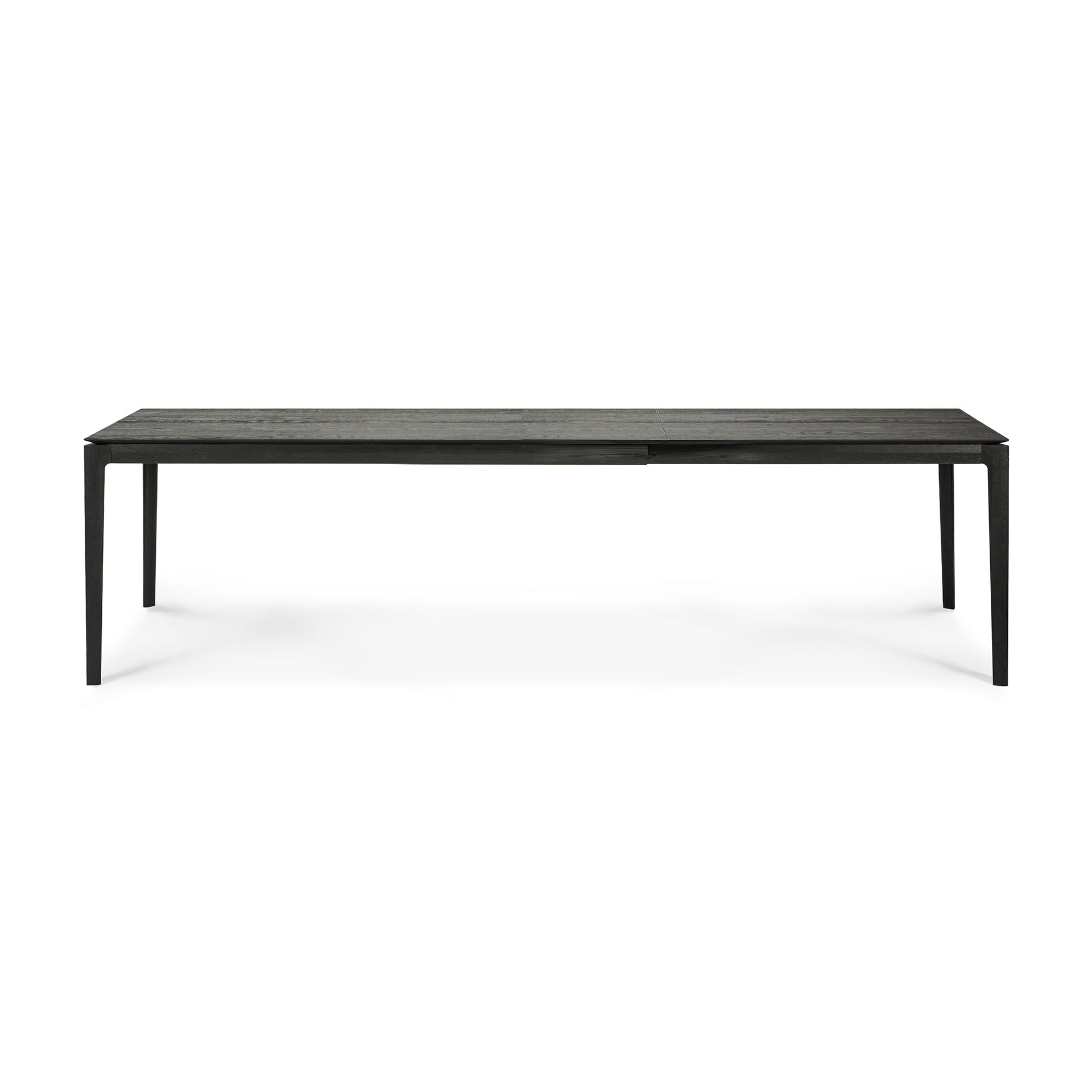 Bok Solid Black Oak Extendable Dining Table, 71"/ 110"