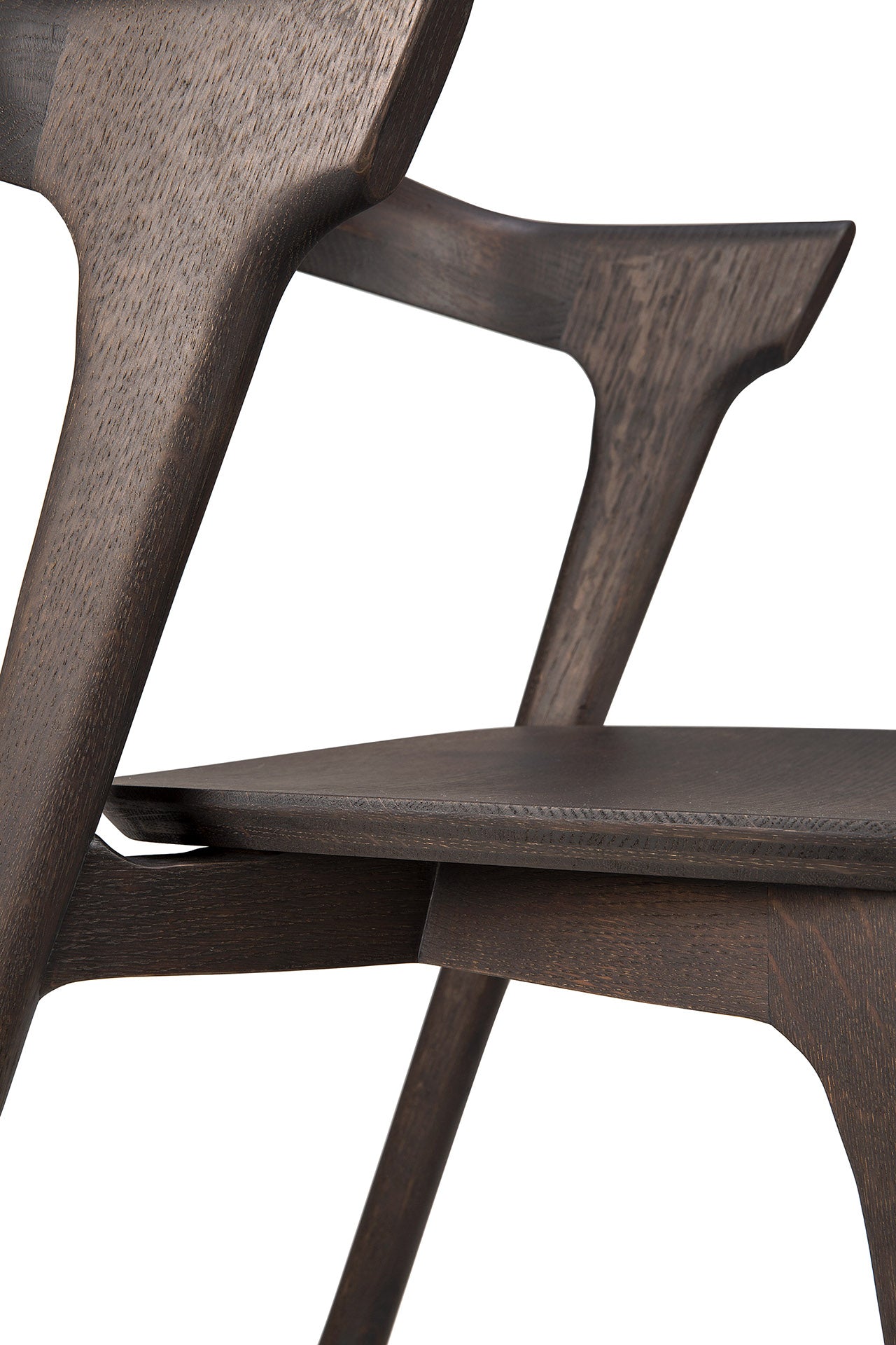Bok Solid Brown Oak Dining Chair