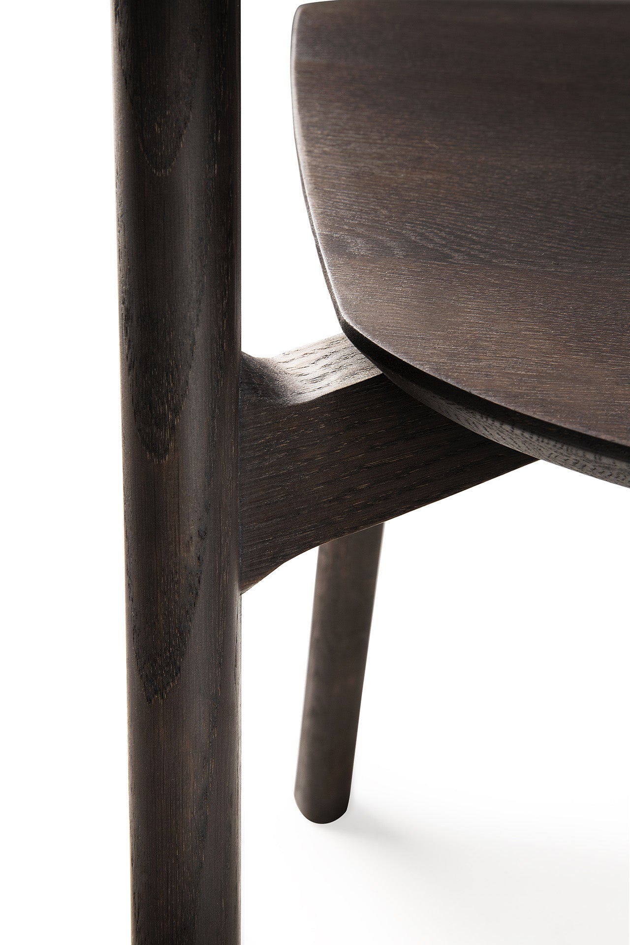 Bok Solid Brown Oak Dining Chair