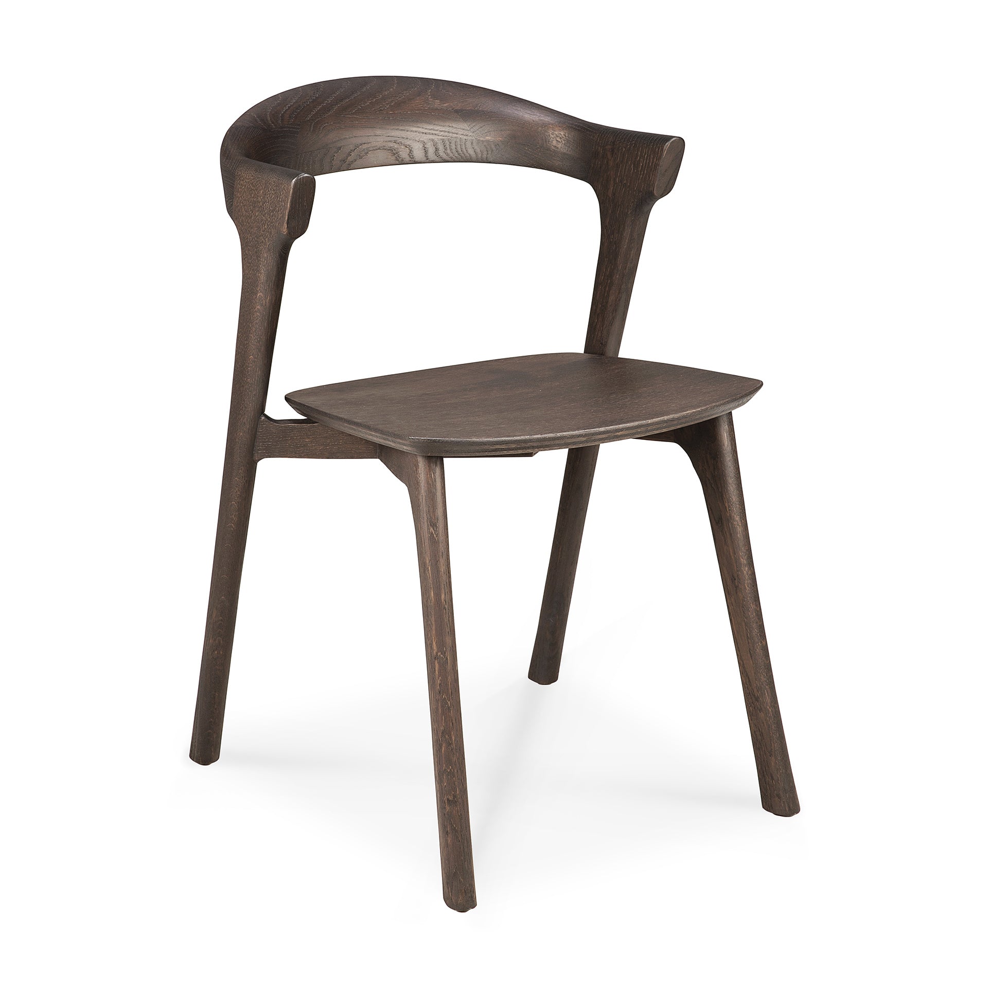 Bok Solid Brown Oak Dining Chair