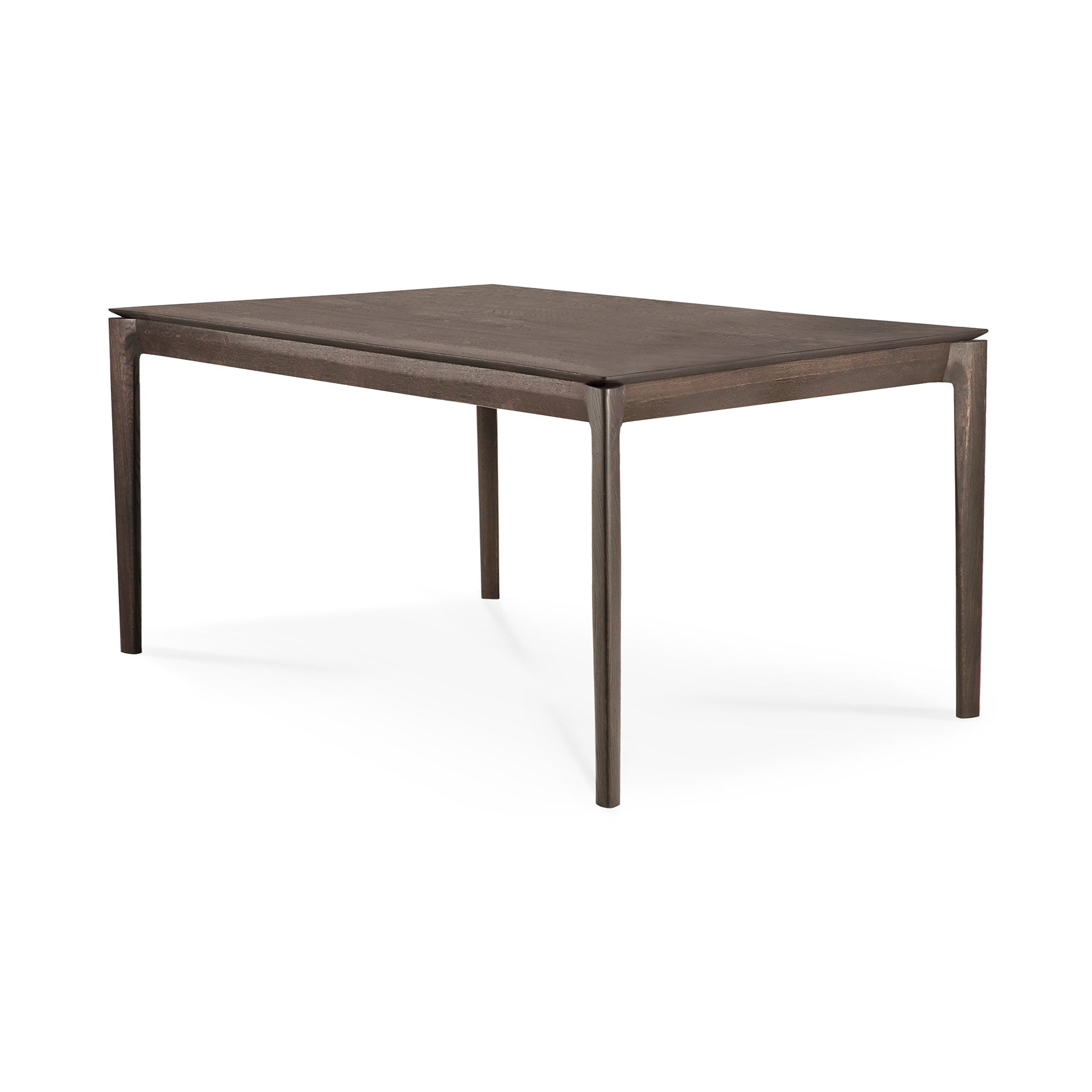 Bok Solid Brown Oak Dining Table, 55"