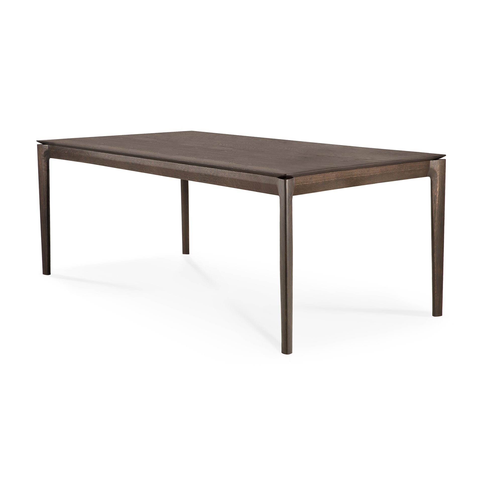 Bok Solid Brown Oak Dining Table, 71"