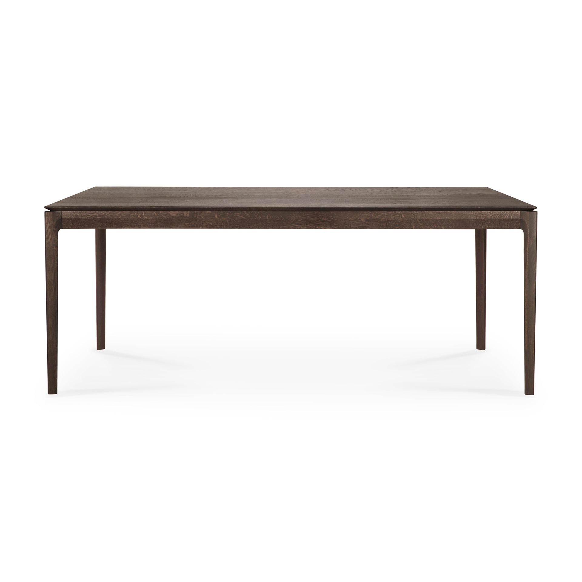 Bok Solid Brown Oak Dining Table, 79"