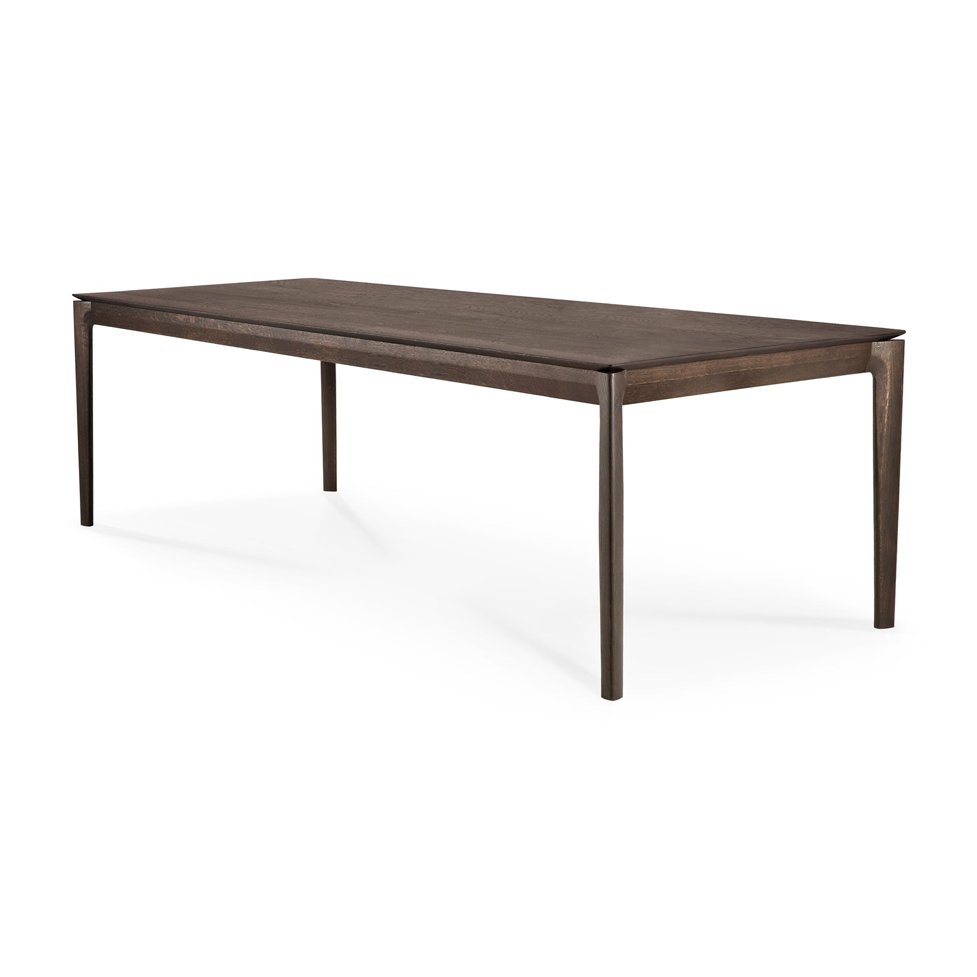 Bok Solid Brown Oak Dining Table, 79"