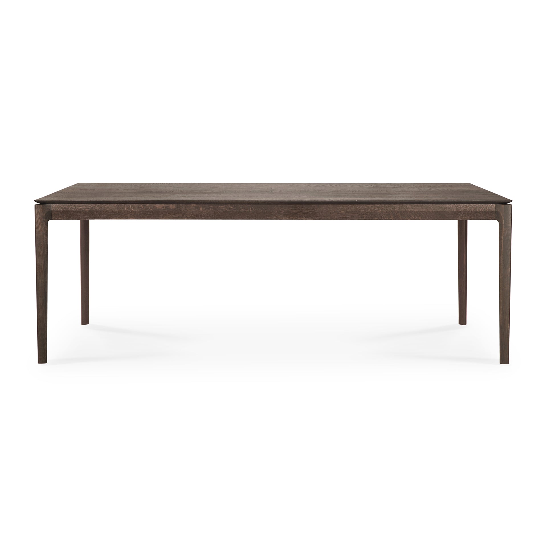 Bok Solid Brown Oak Dining Table, 87"