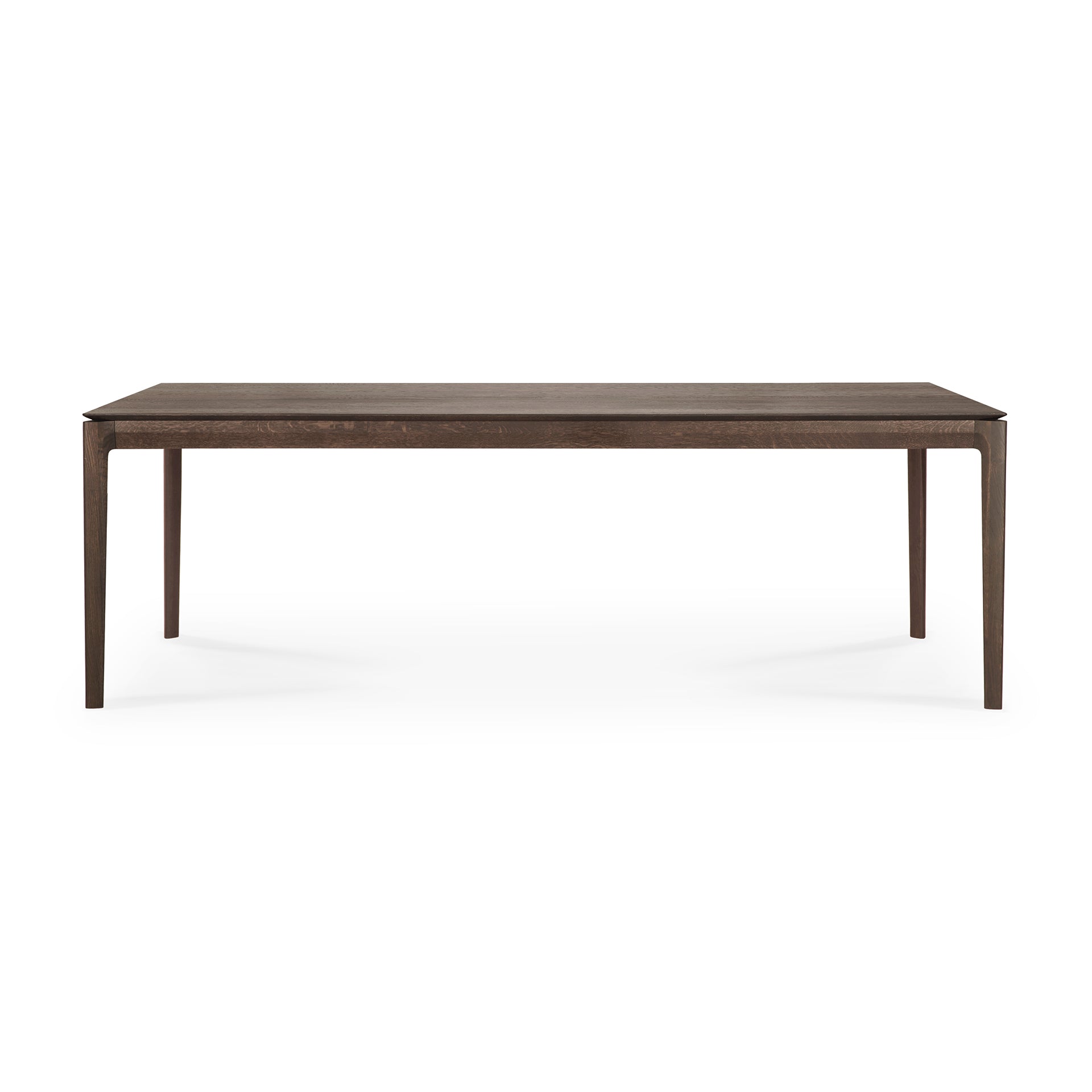 Bok Solid Brown Oak Dining Table, 94.5"