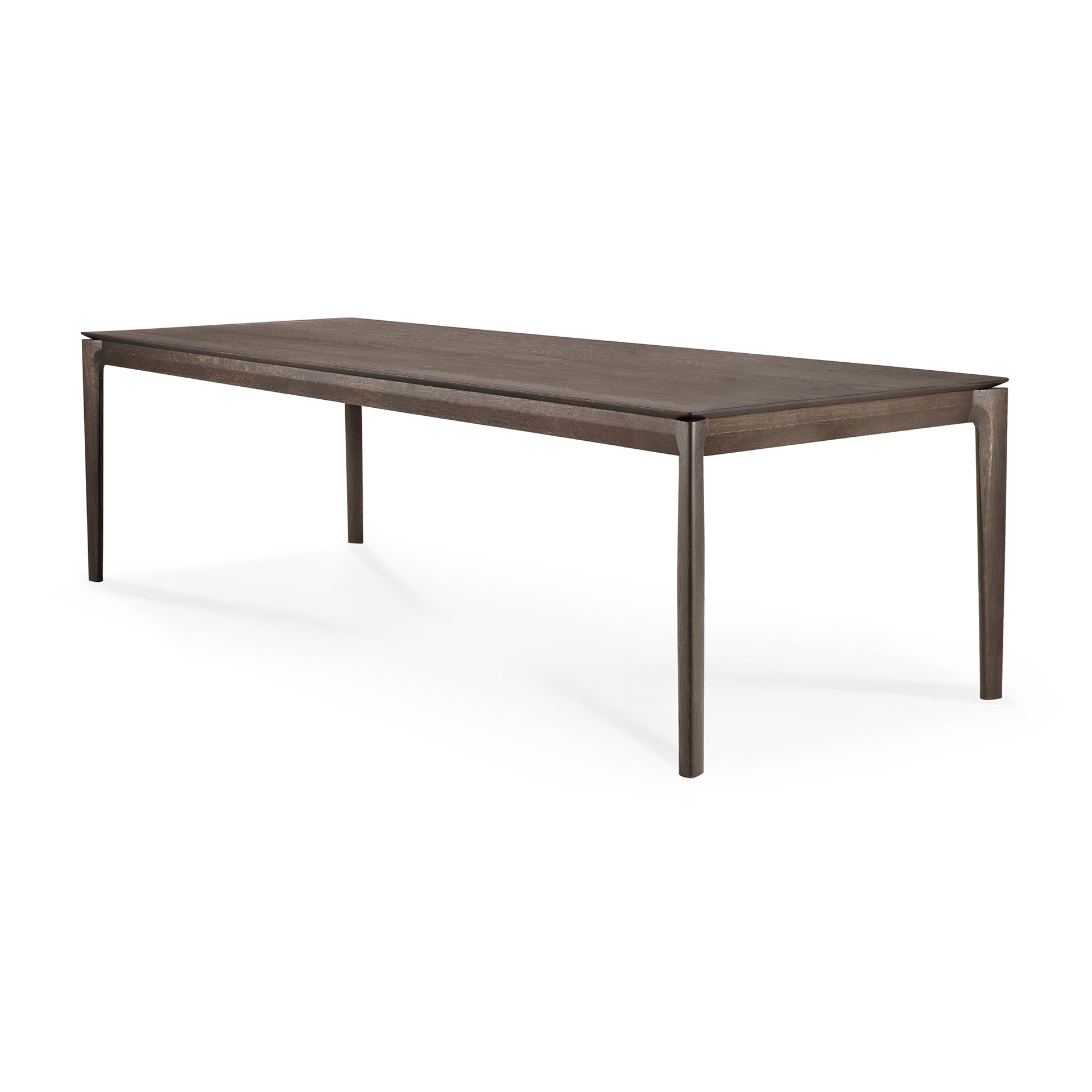 Bok Solid Brown Oak Dining Table, 94.5"