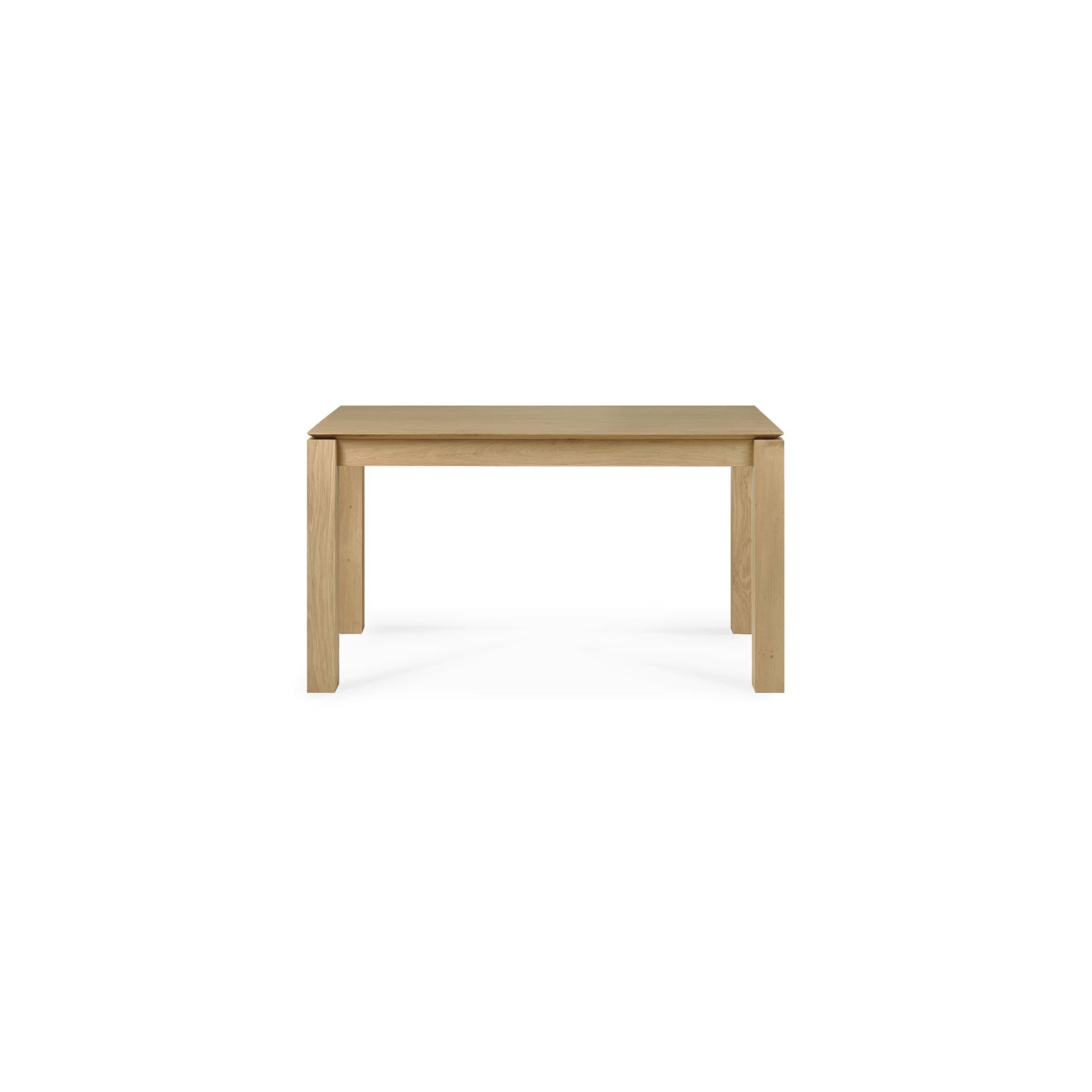 Slice Extendable Dining Table, Oak, 55.5"/ 87"